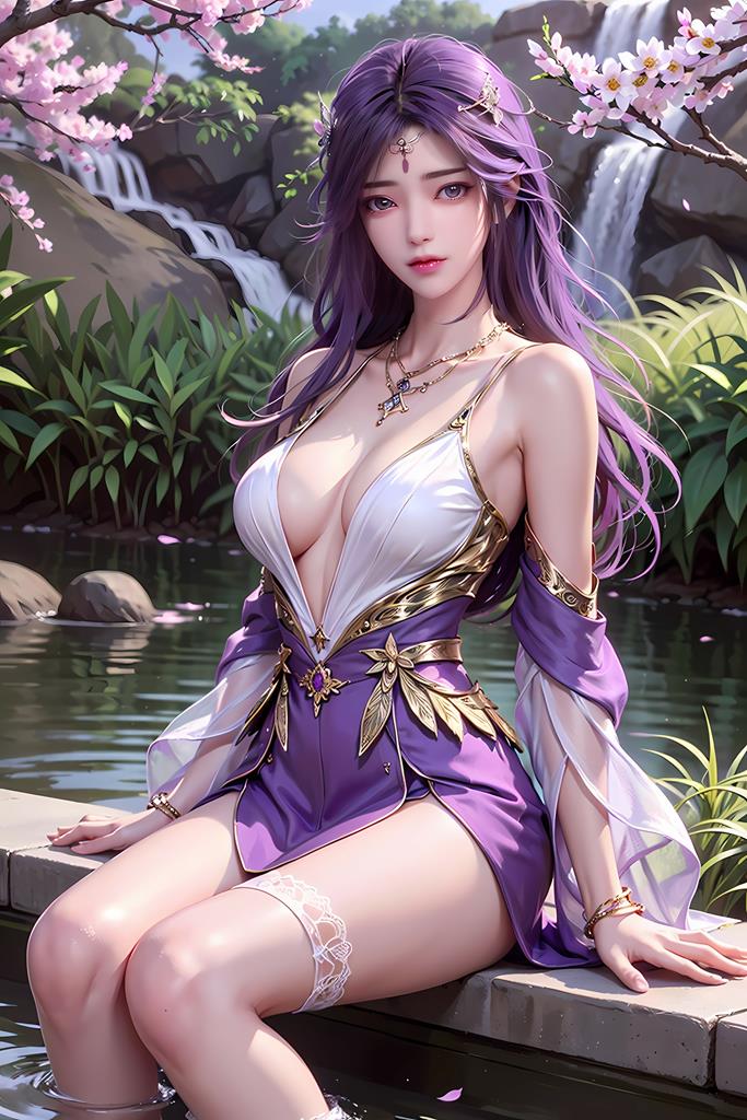 图片[4]-精选AI绘画 736 完美-云曦[21P]-草丛看图