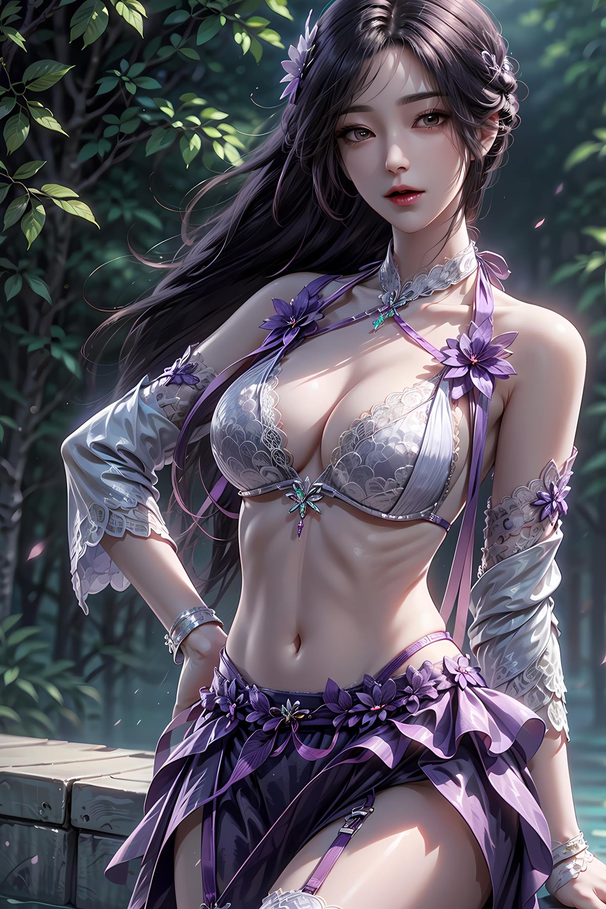 图片[2]-精选AI绘画 651 完美-云曦[40P]-草丛看图