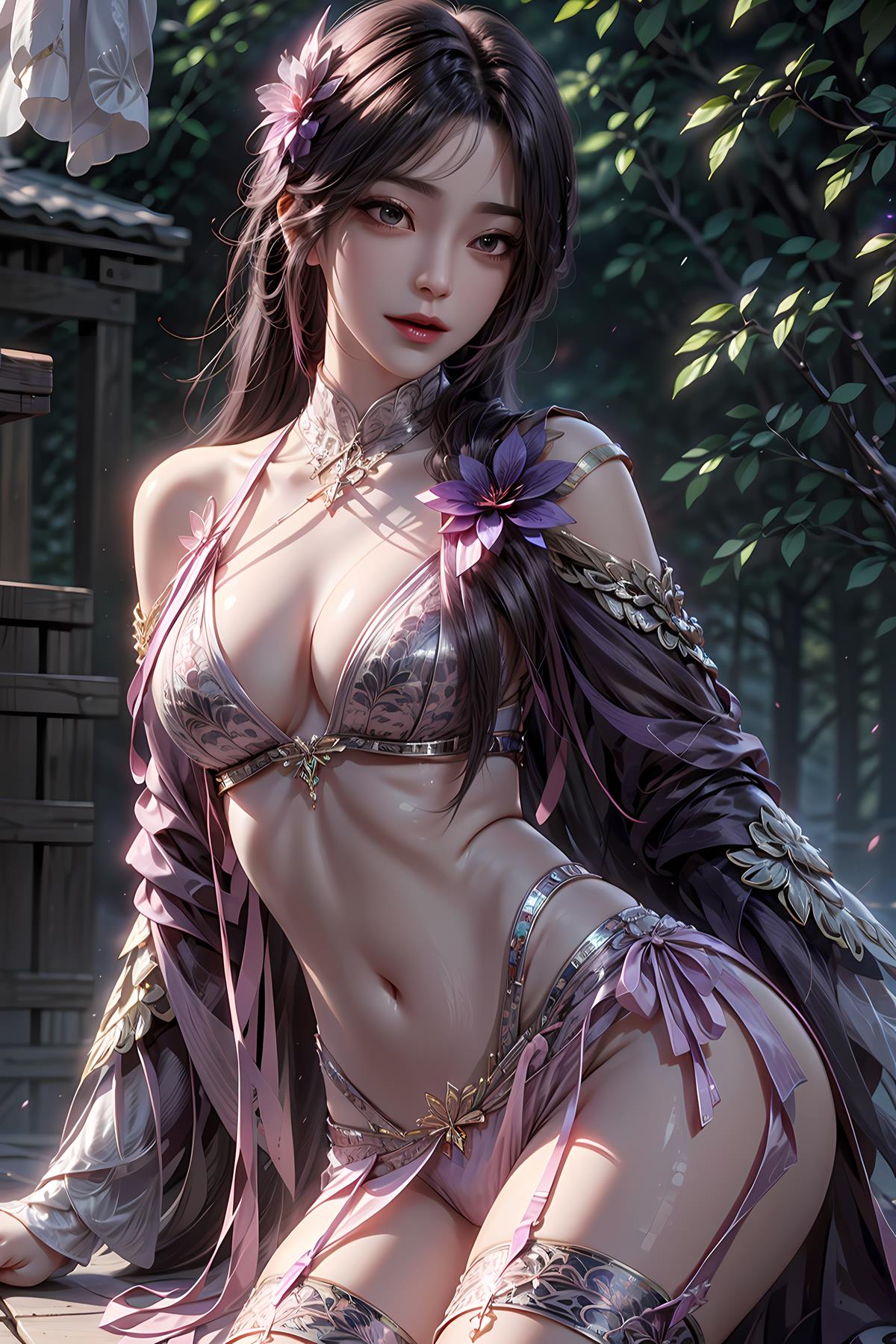 图片[8]-精选AI绘画 651 完美-云曦[40P]-草丛看图