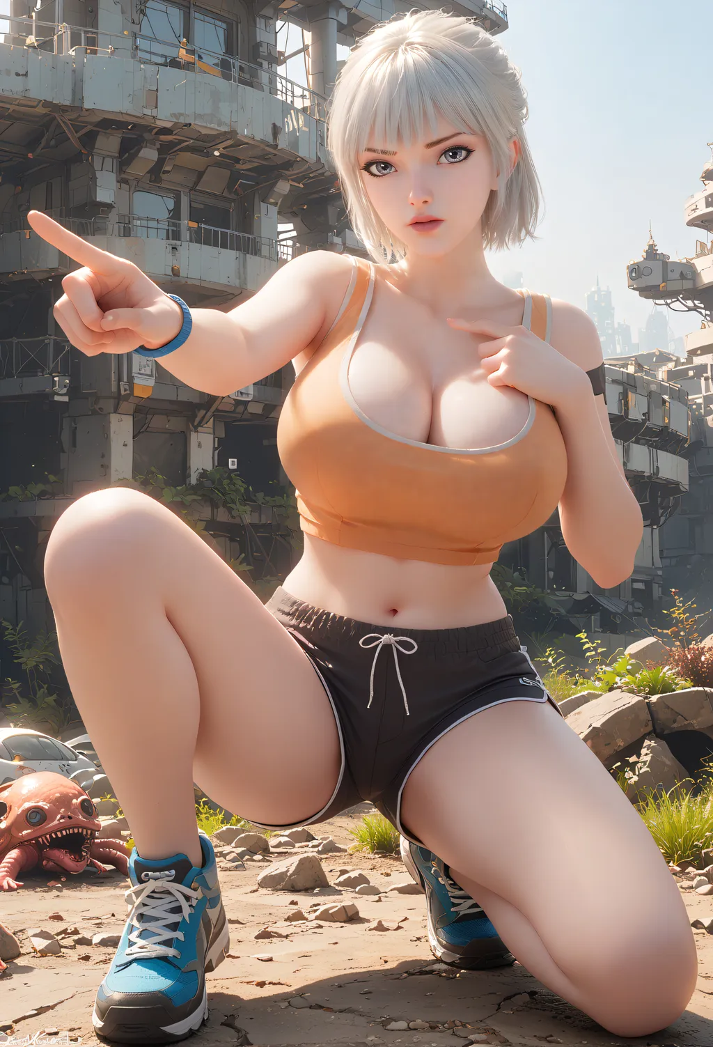 图片[3]-精选AI绘画 863 灵笼-白月魁[13P]-草丛看图