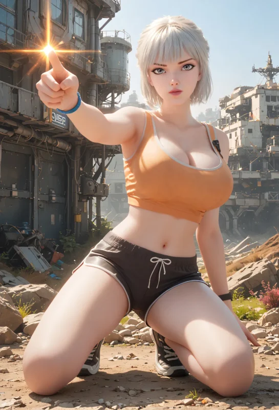 精选AI绘画 863 灵笼-白月魁[13P]-草丛看图