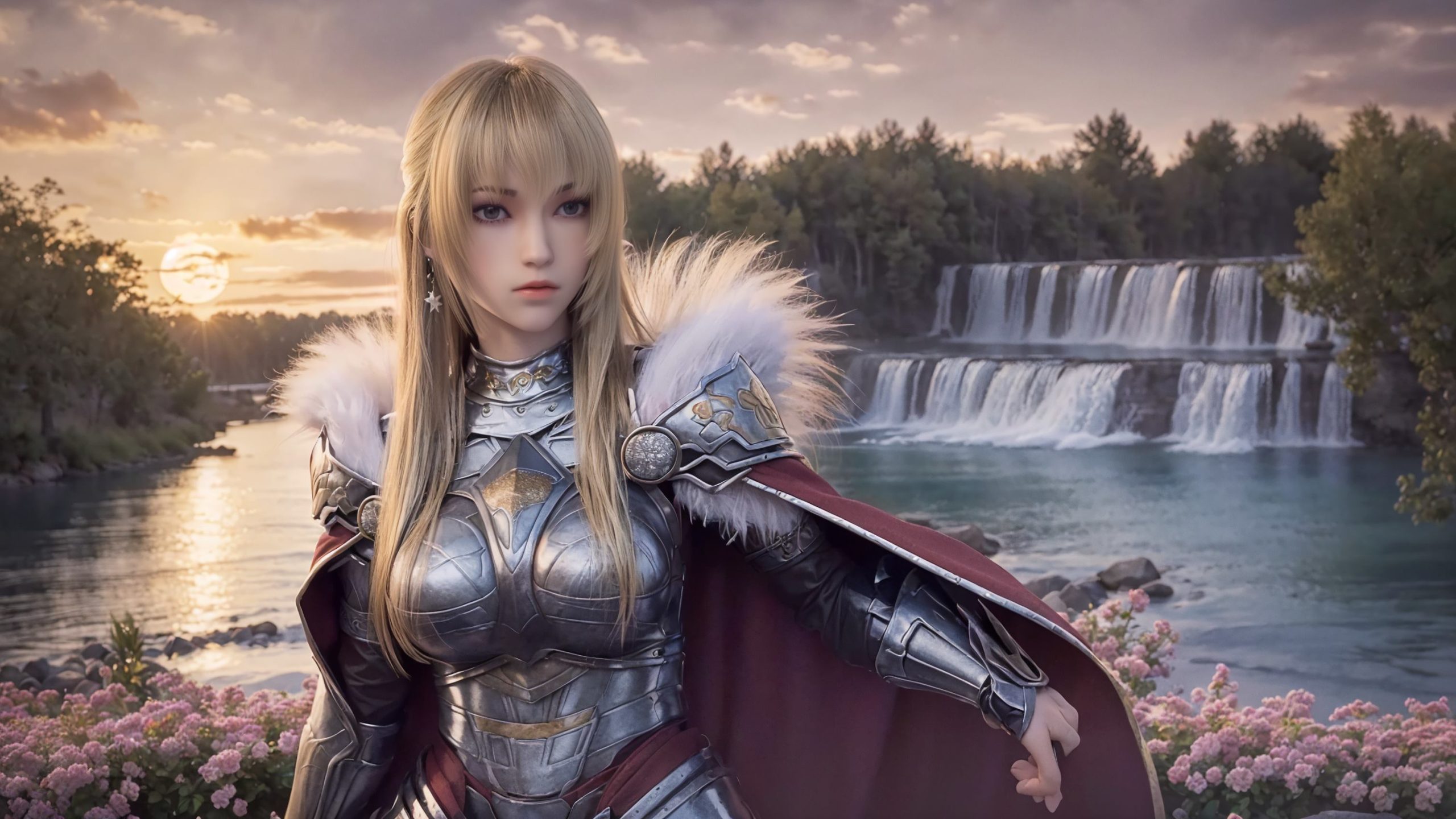 图片[3]-精选[AI绘画]雄兵连-天使彦 横屏壁纸[21P]-草丛看图