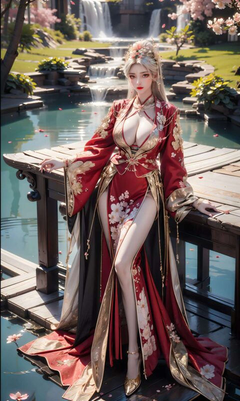 精选AI绘画 461 婚服[38P]-草丛看图