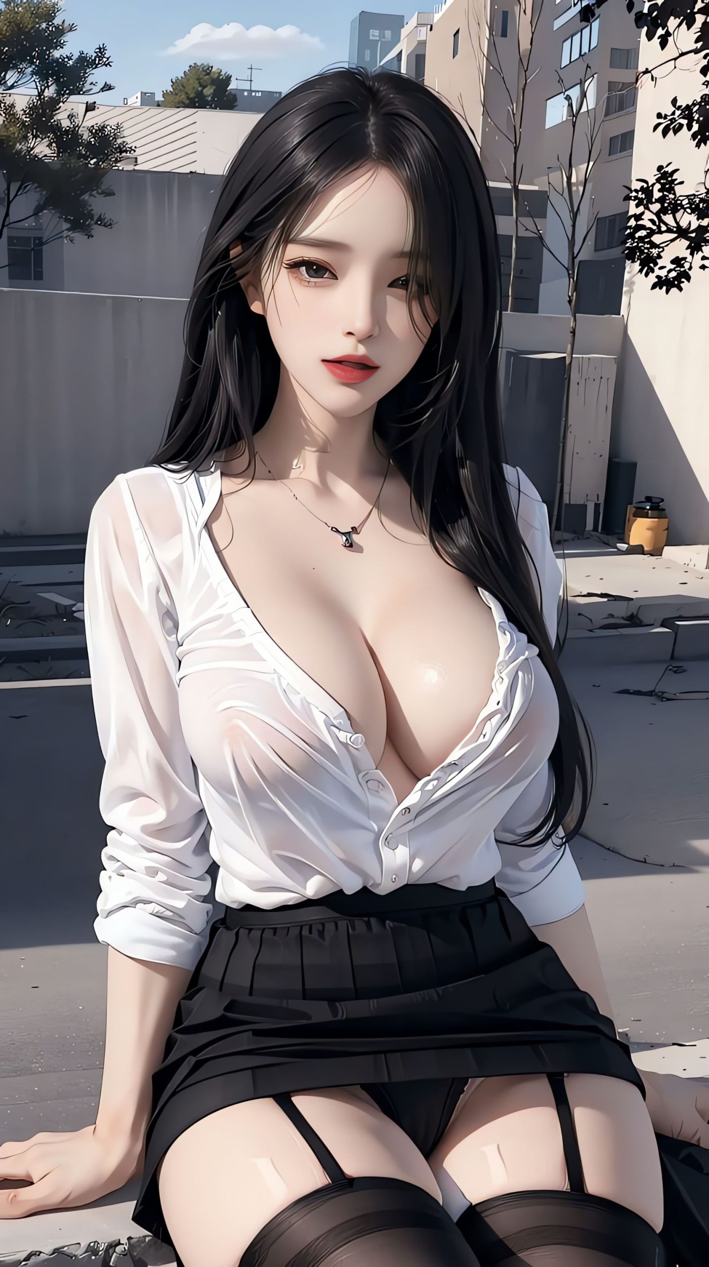 图片[4]-AI绘画 179 至服少女[22P]-草丛看图