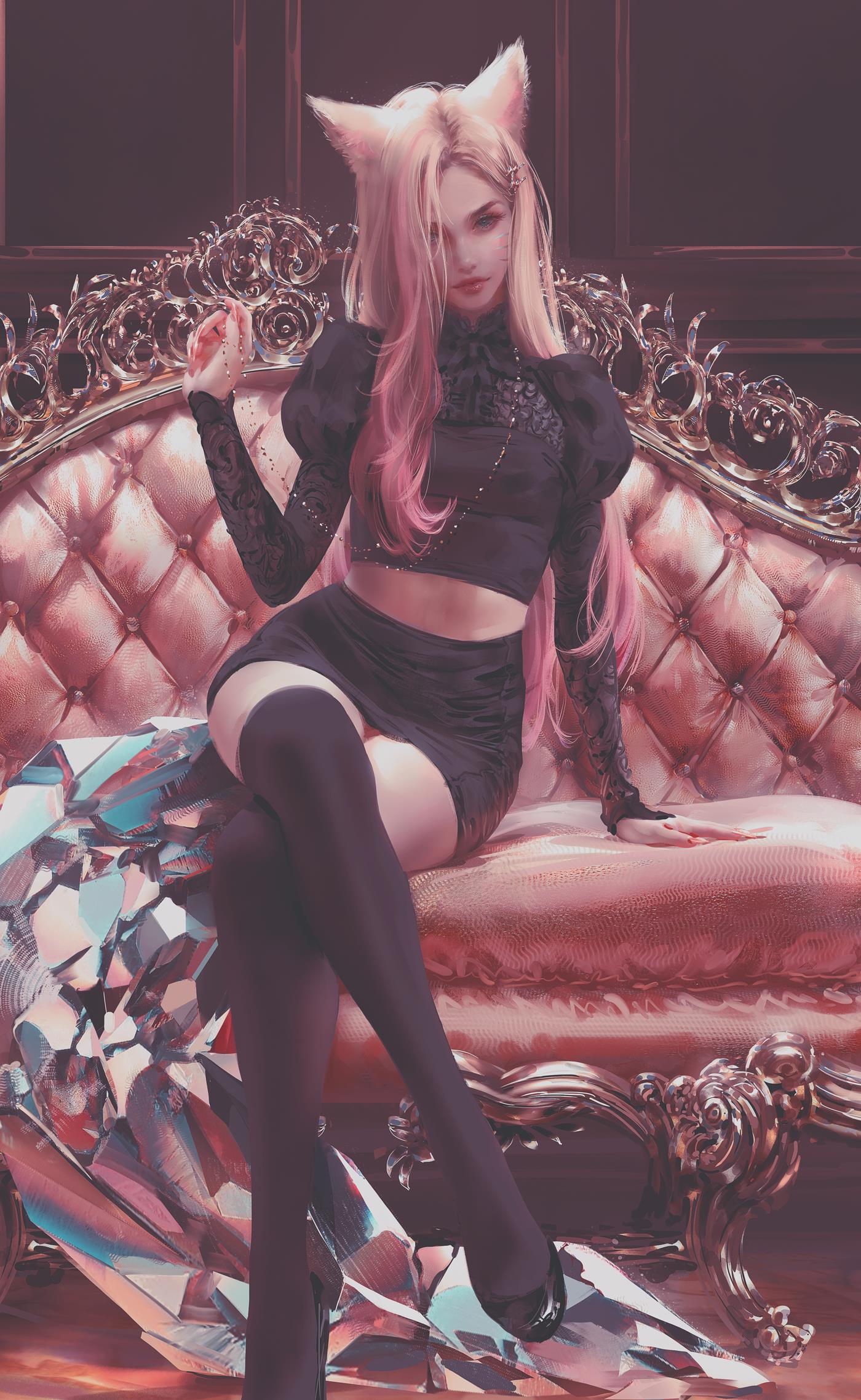 图片[4]-AI绘画 002 Nixeu 十月 纯净原版6k画质[28P]-草丛看图