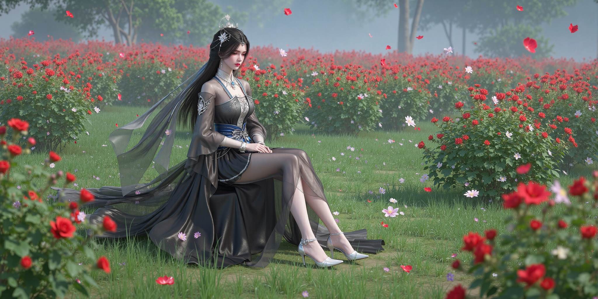 图片[3]-精选AI绘画 766 国漫女神[36P]-草丛看图