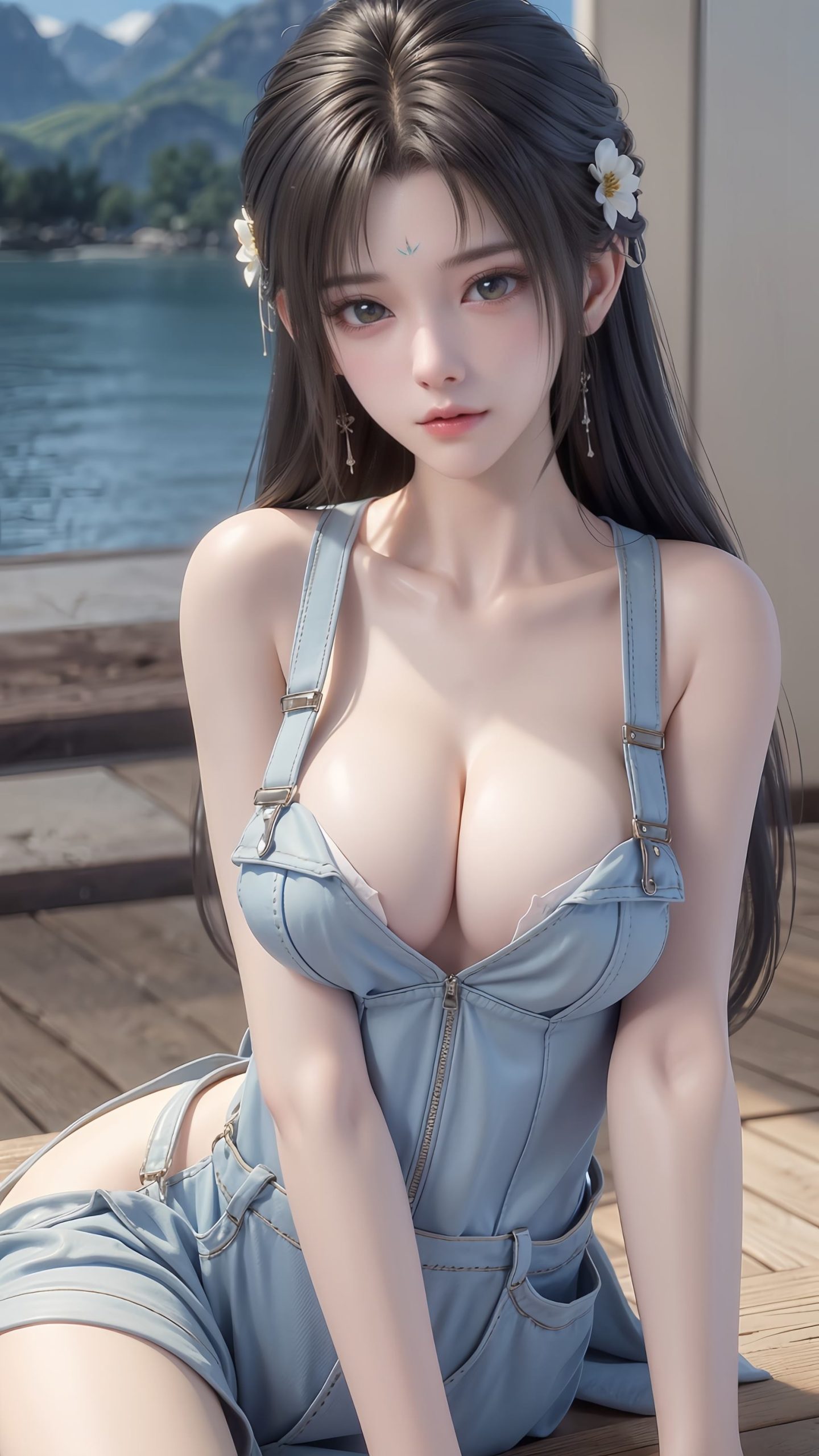 图片[2]-精选AI绘画 220 完美世界-清漪背带裤[11P]-草丛看图