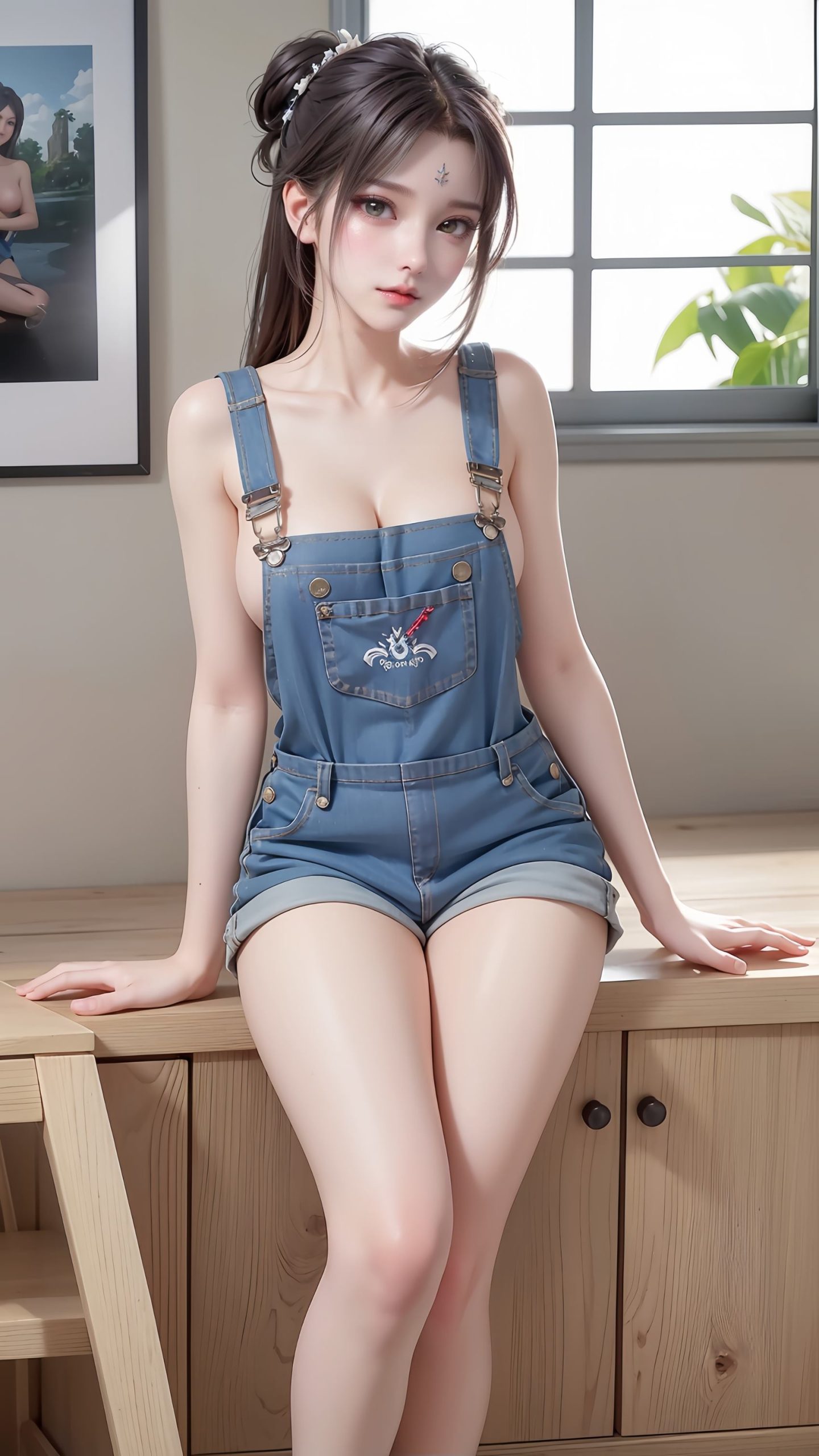 图片[6]-精选AI绘画 220 完美世界-清漪背带裤[11P]-草丛看图