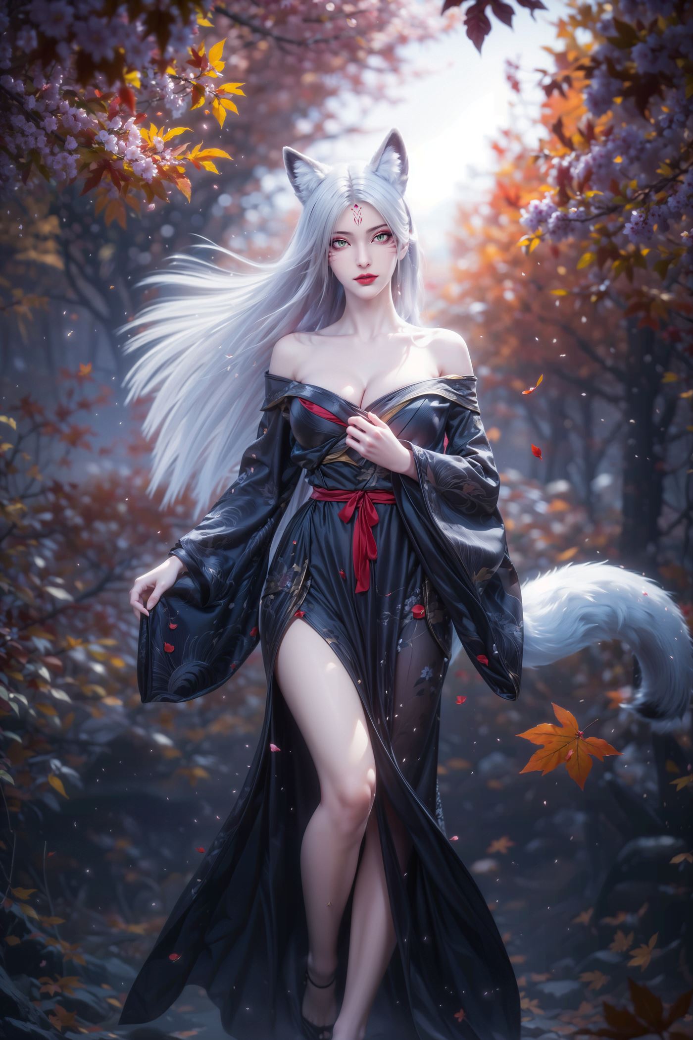 图片[8]-精选AI绘画 483 小白[115P]-草丛看图