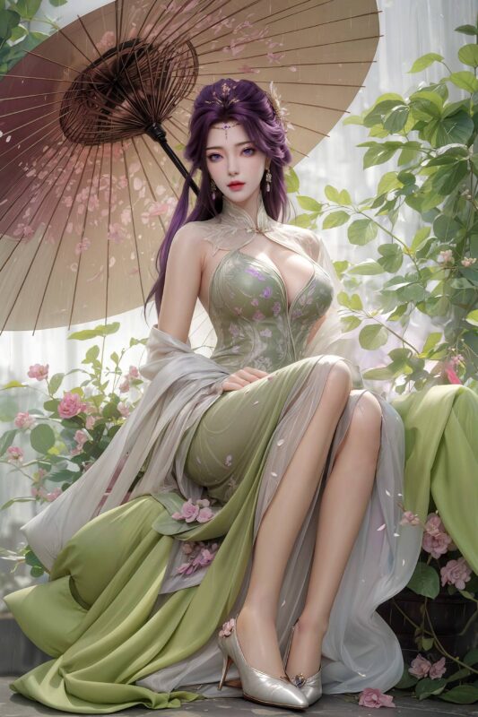 精选AI绘画 253 云曦[101P]-草丛看图