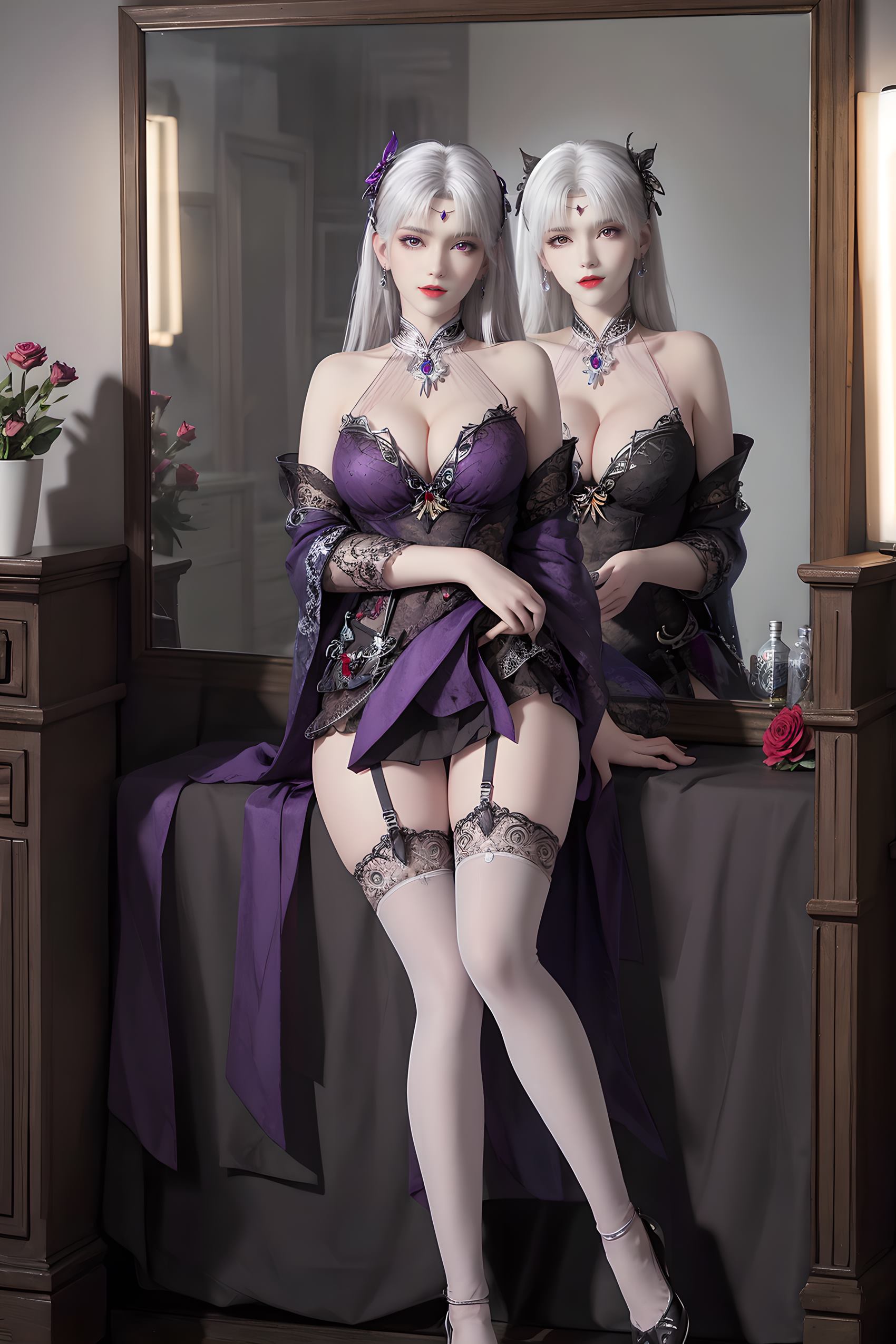 图片[2]-精选AI绘画 209 斗破苍穹-小医仙蕾SI内一[20P]-草丛看图