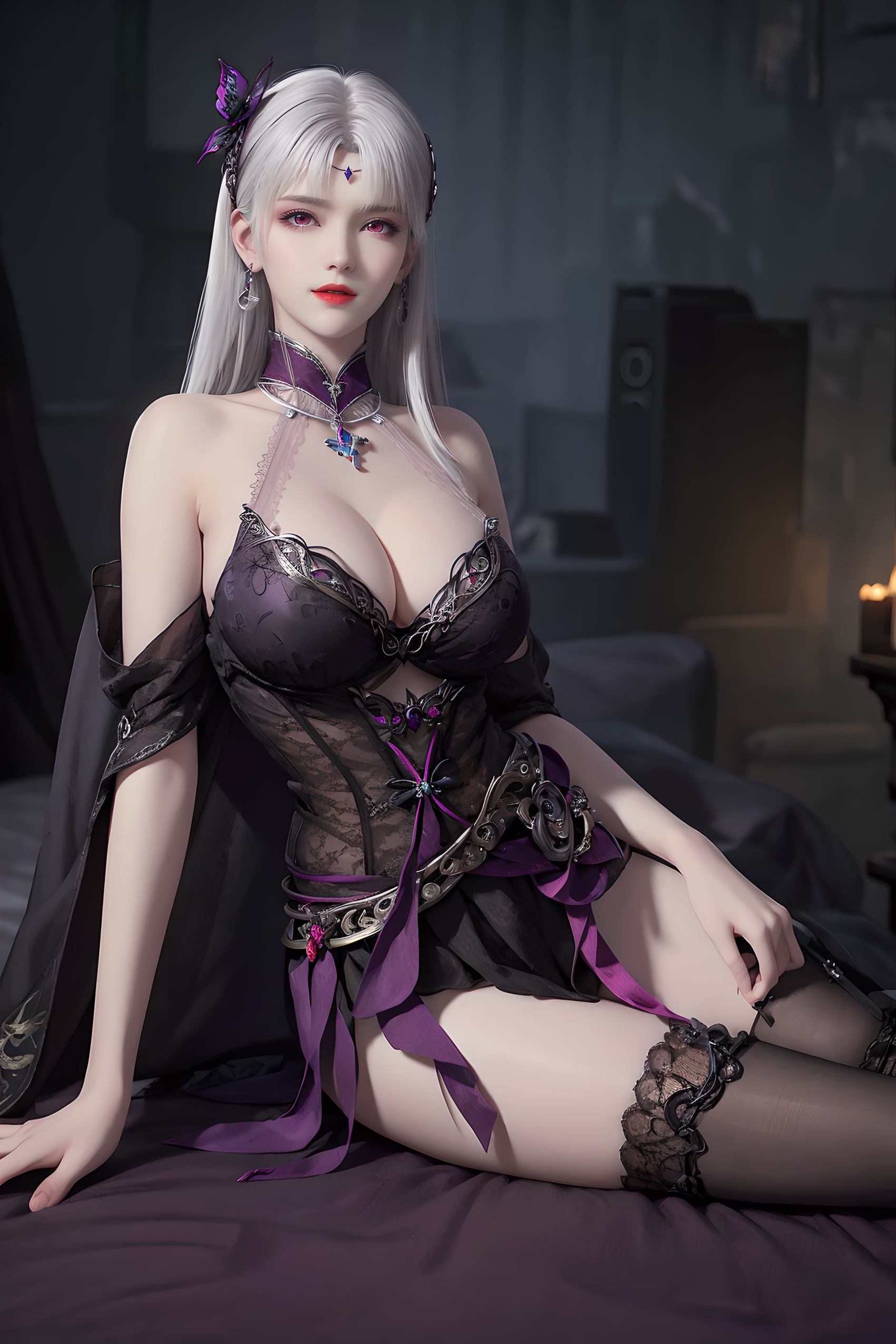 图片[3]-精选AI绘画 209 斗破苍穹-小医仙蕾SI内一[20P]-草丛看图