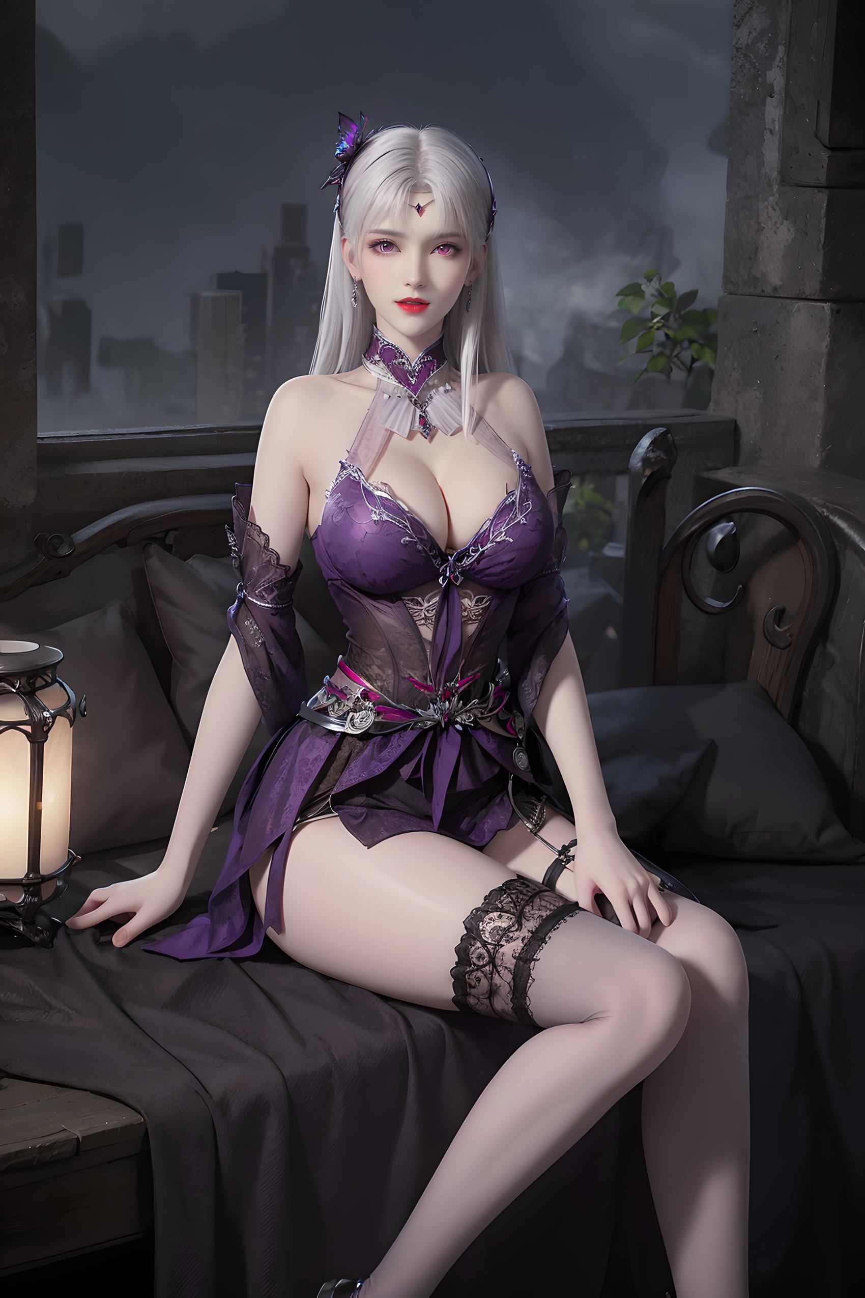 图片[5]-精选AI绘画 209 斗破苍穹-小医仙蕾SI内一[20P]-草丛看图