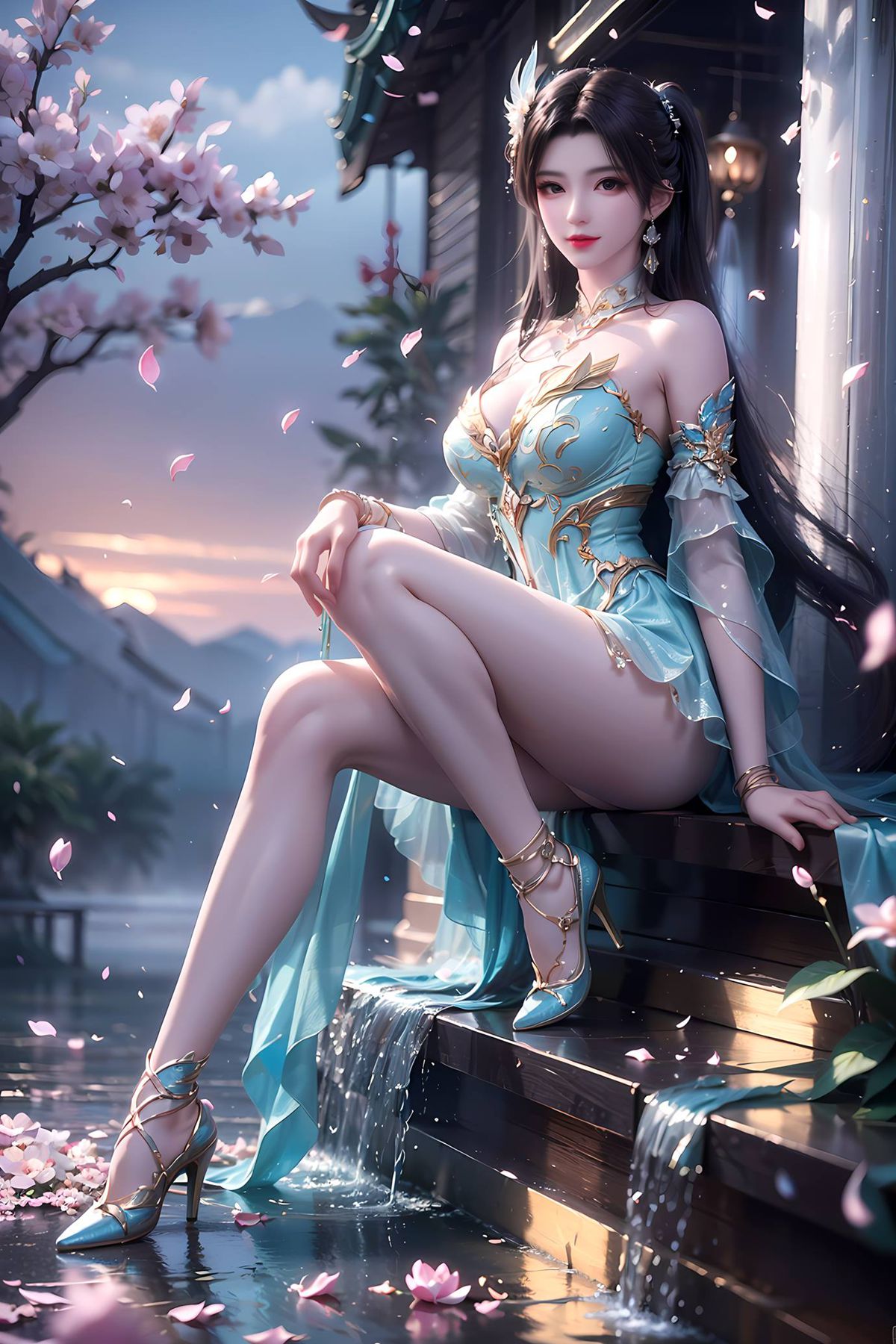 图片[4]-精选AI绘画 542 萧薰儿[21P]-草丛看图