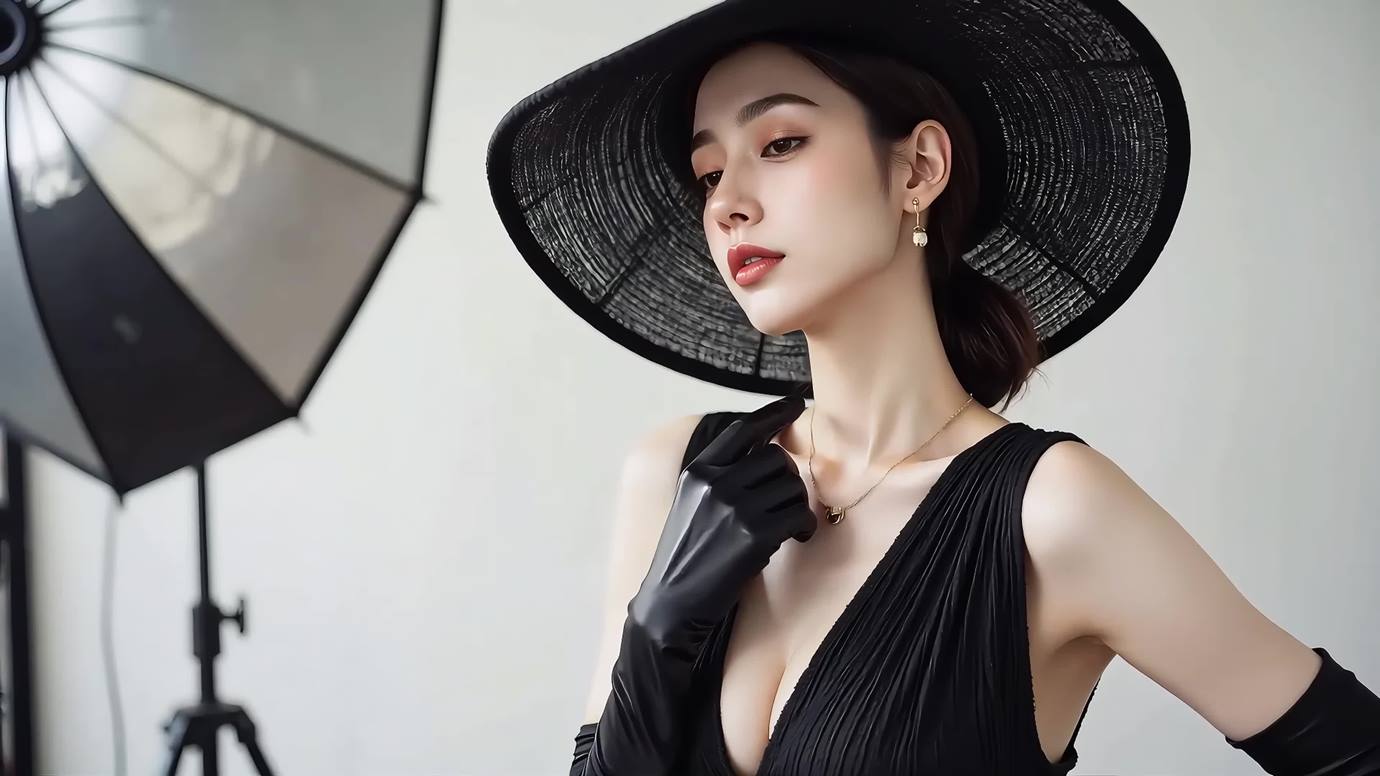 图片[2]-精选AI Video 056 Vibes d’Éclat – Miss Sweet _ Paris Streets _ Studio Lights in One Fashion Story[20P]-草丛看图