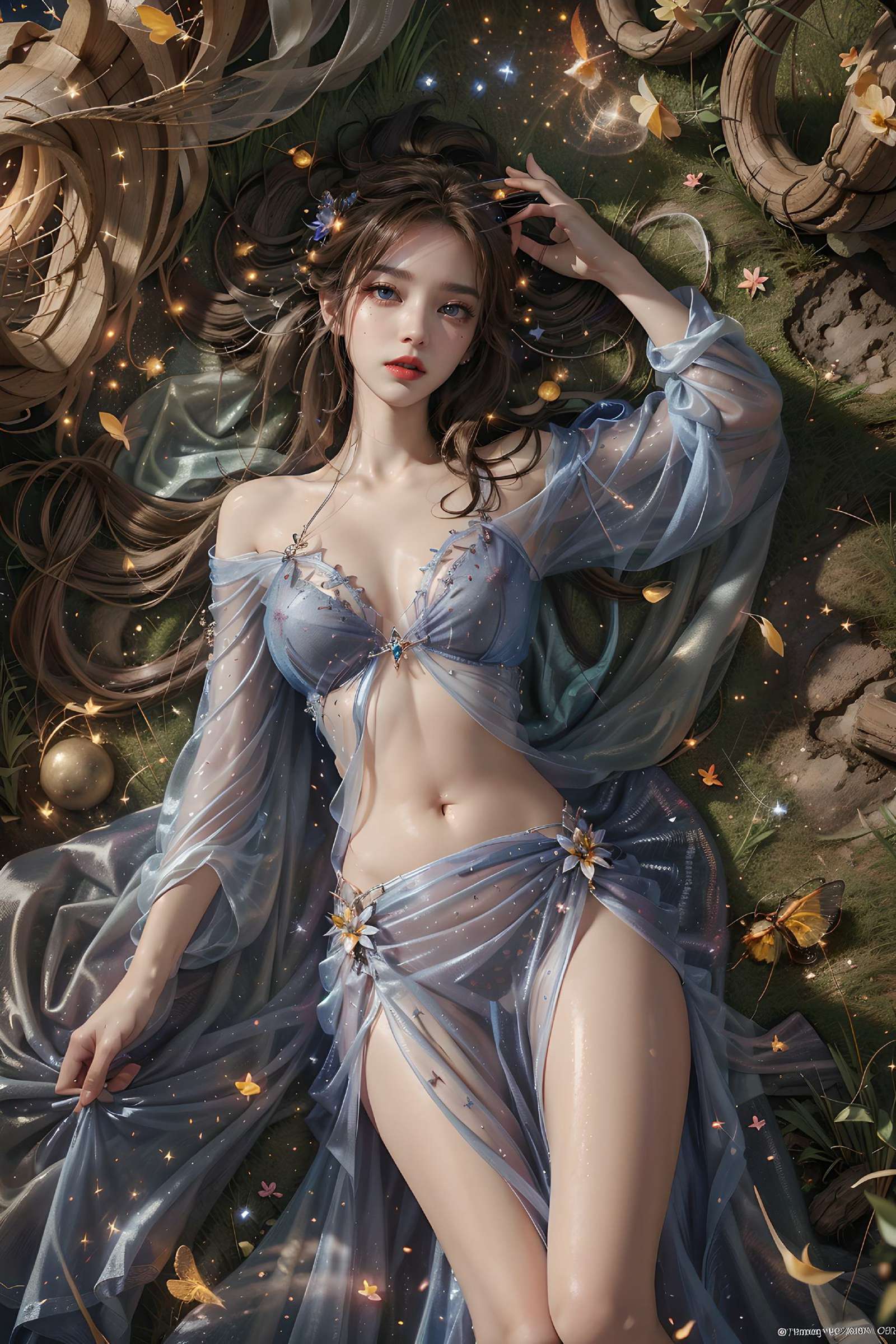 图片[5]-精选AI绘画 257 李慕婉[55P]-草丛看图