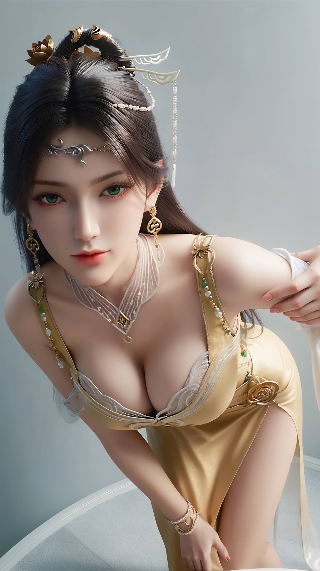 图片[4]-精选AI绘画 748 金甁儿[121P]-草丛看图