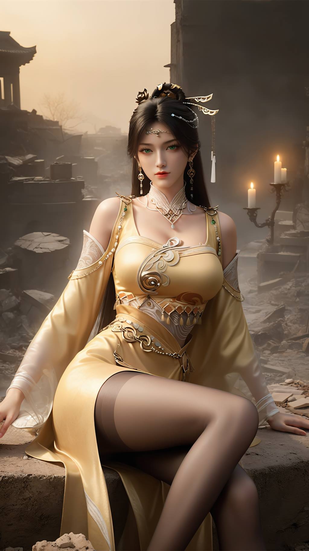 图片[8]-精选AI绘画 748 金甁儿[121P]-草丛看图