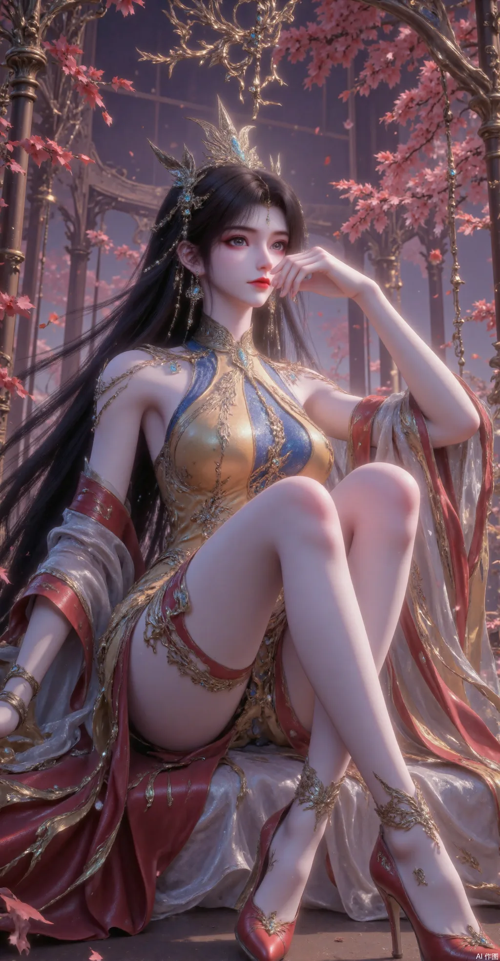 图片[1]-精选AI绘画 835 完美世界-凰女[48P]-草丛看图