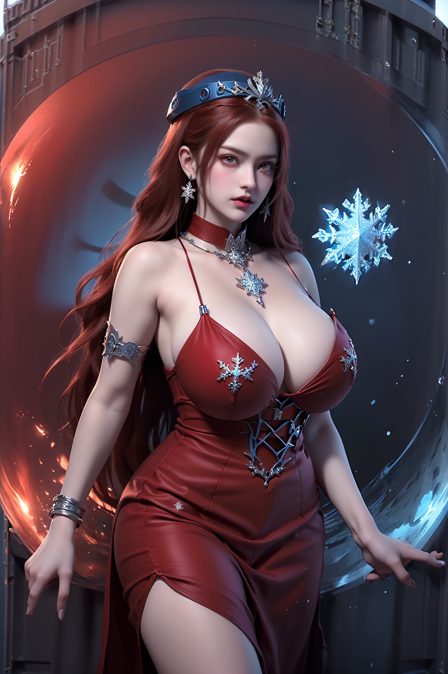 图片[3]-精选AI绘画 219 女魃 冰雪公主[152P]-草丛看图