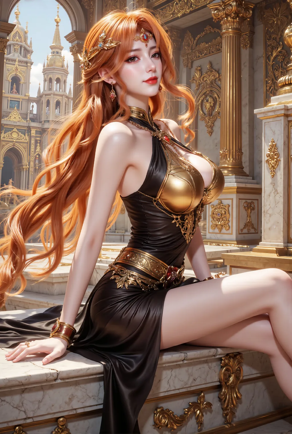 图片[2]-精选AI绘画 903 橘子[57P]-草丛看图