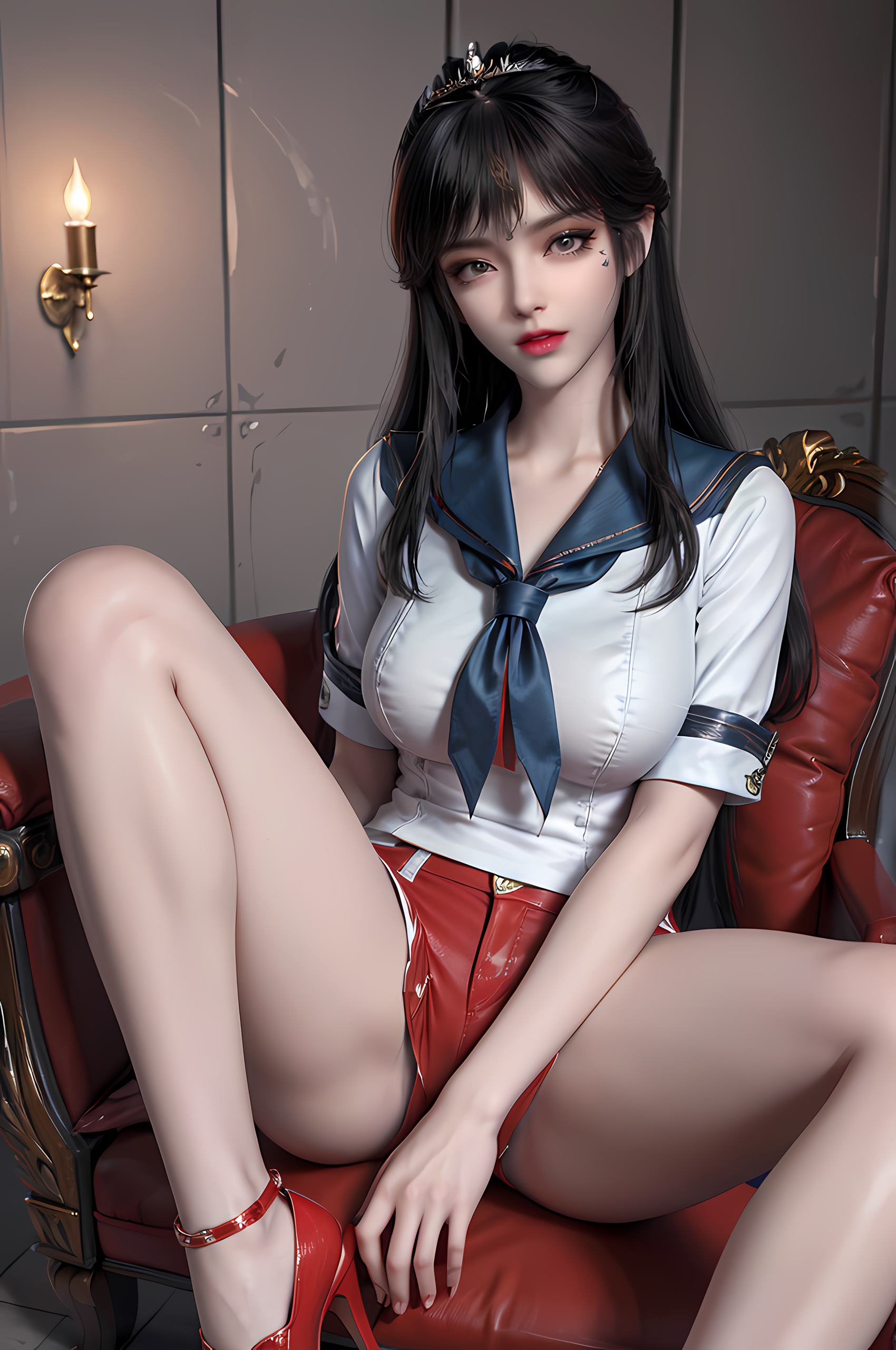 图片[4]-精选AI绘画 268 凤清儿[39P]-草丛看图