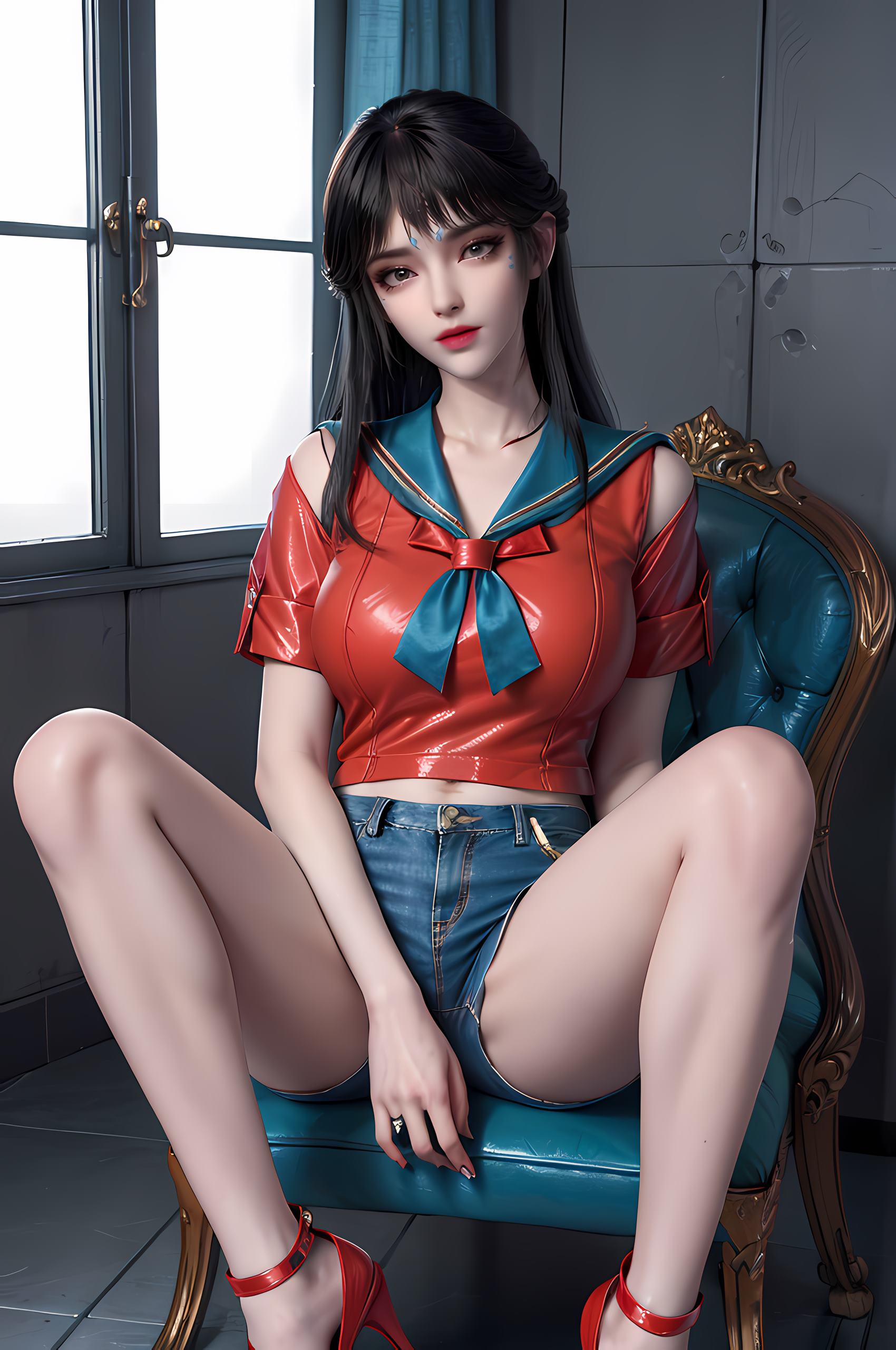 图片[5]-精选AI绘画 268 凤清儿[39P]-草丛看图