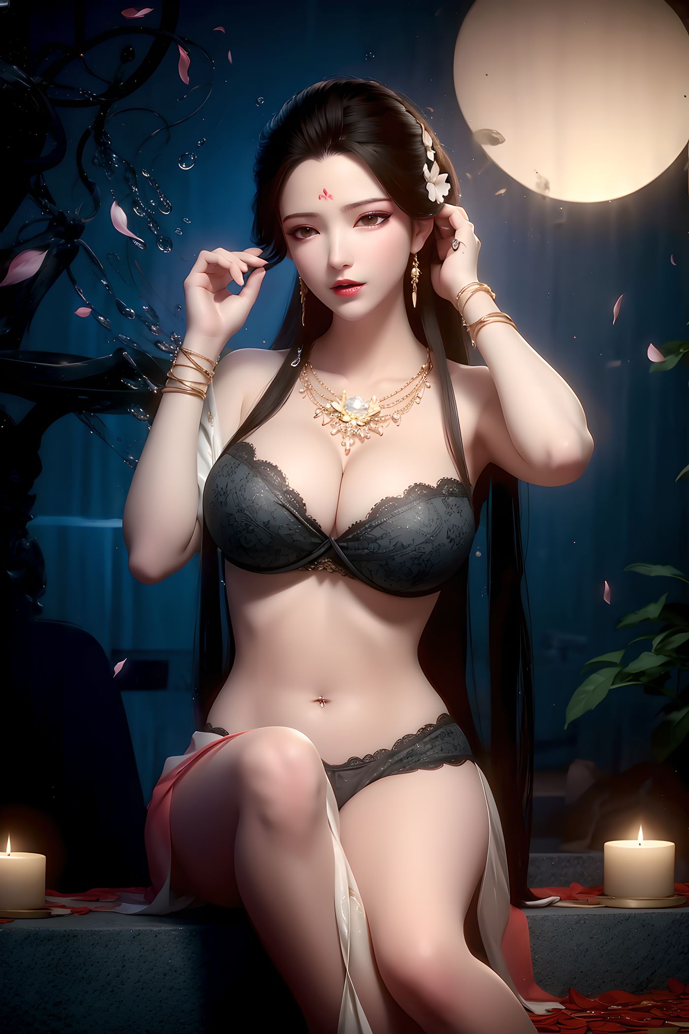 图片[3]-精选AI绘画 481 婉罗[47P]-草丛看图