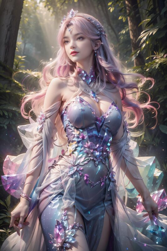 精选AI绘画 692 斗破苍穹-小医仙[33P]-草丛看图