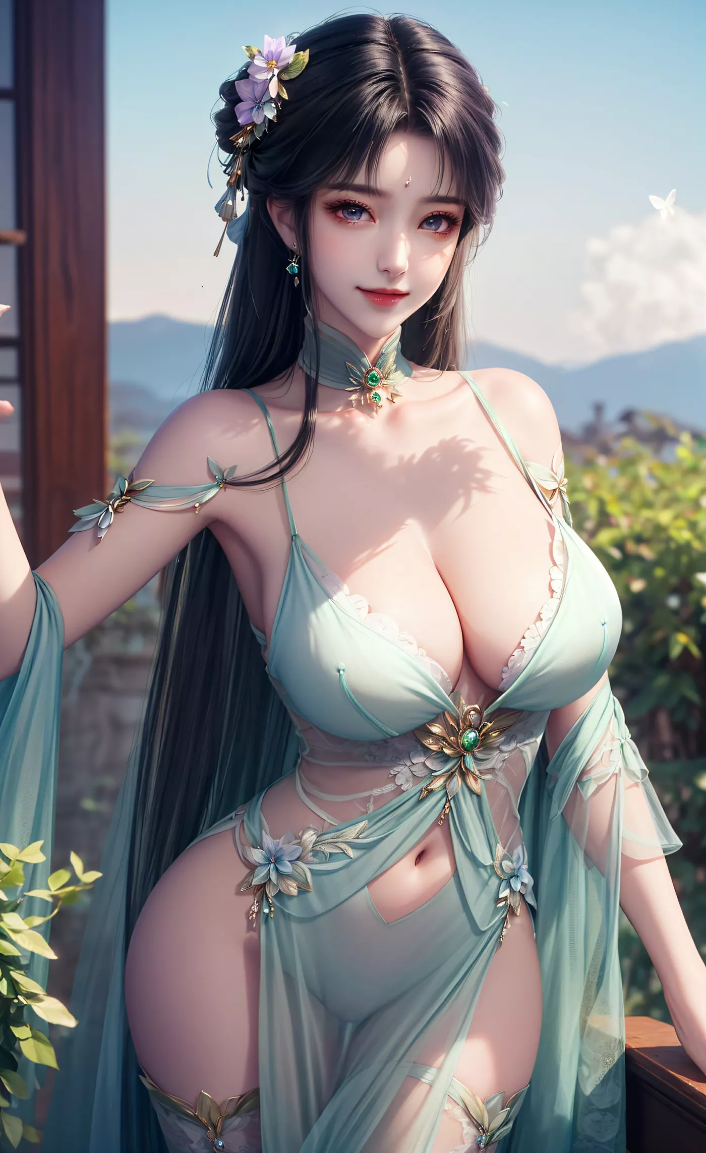 图片[5]-精选AI绘画 444 碧瑶[113P]-草丛看图