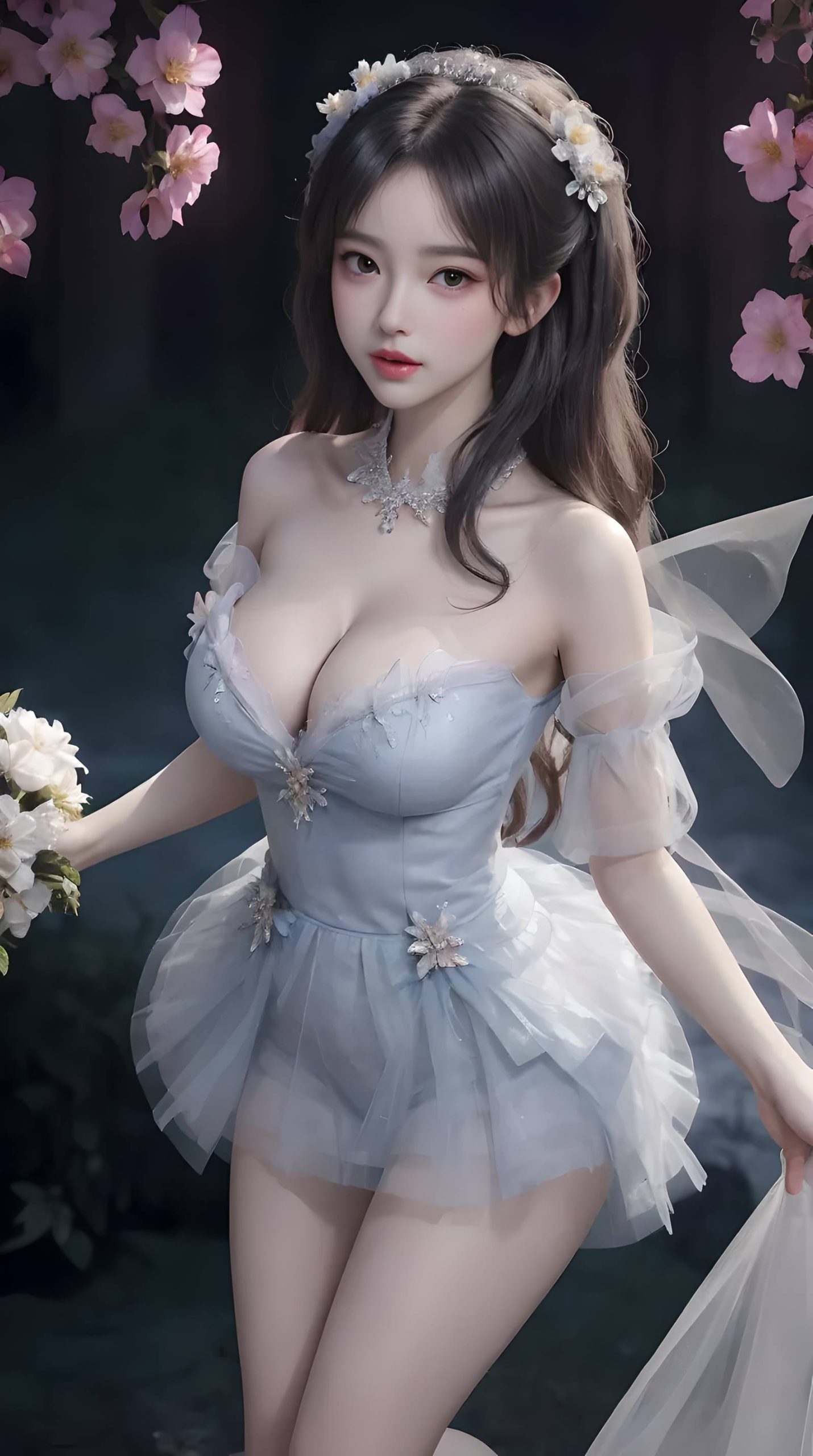 图片[4]-精选AI绘画 072 碎花裙 [51P]-草丛看图