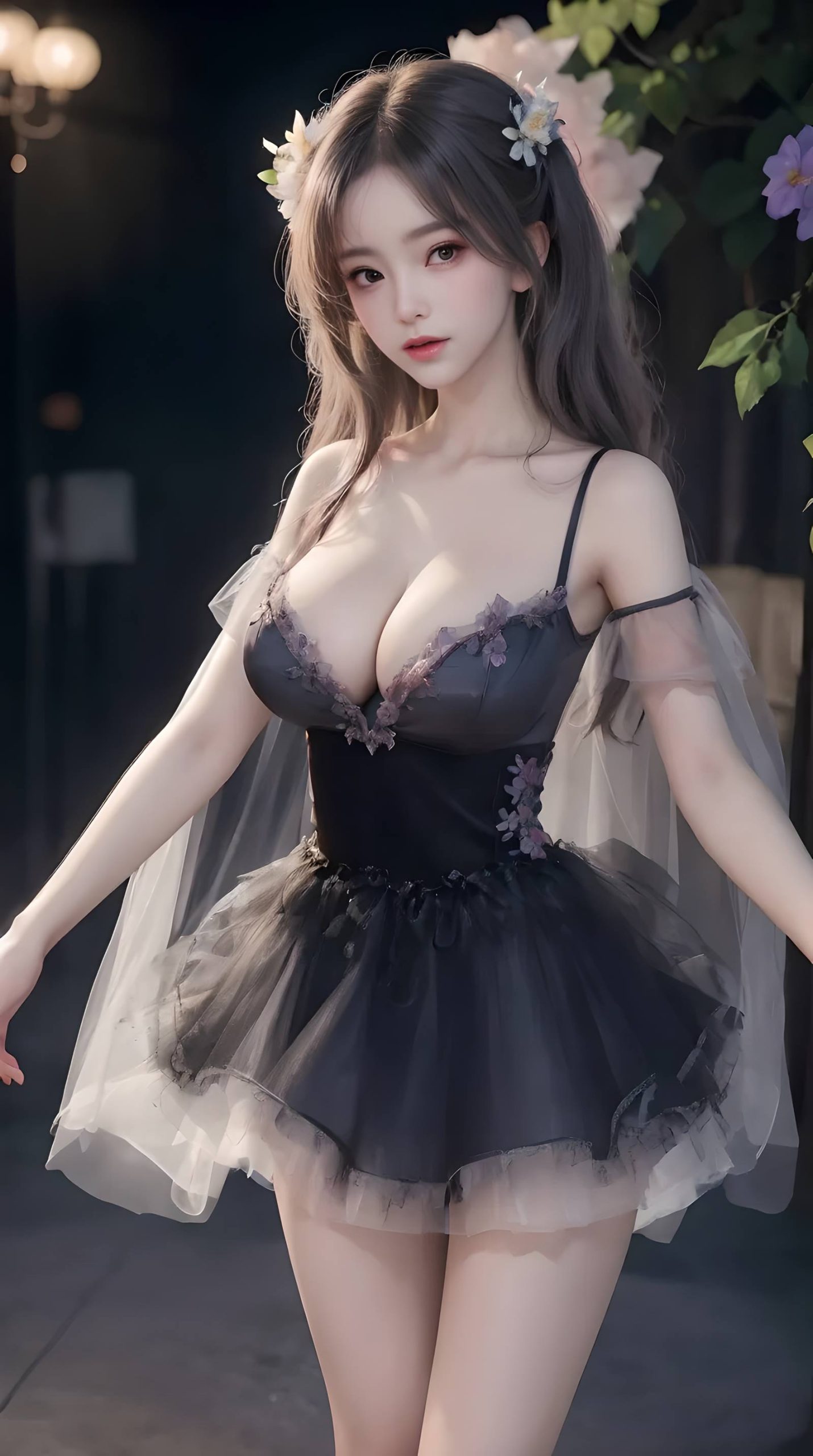 图片[6]-精选AI绘画 072 碎花裙 [51P]-草丛看图