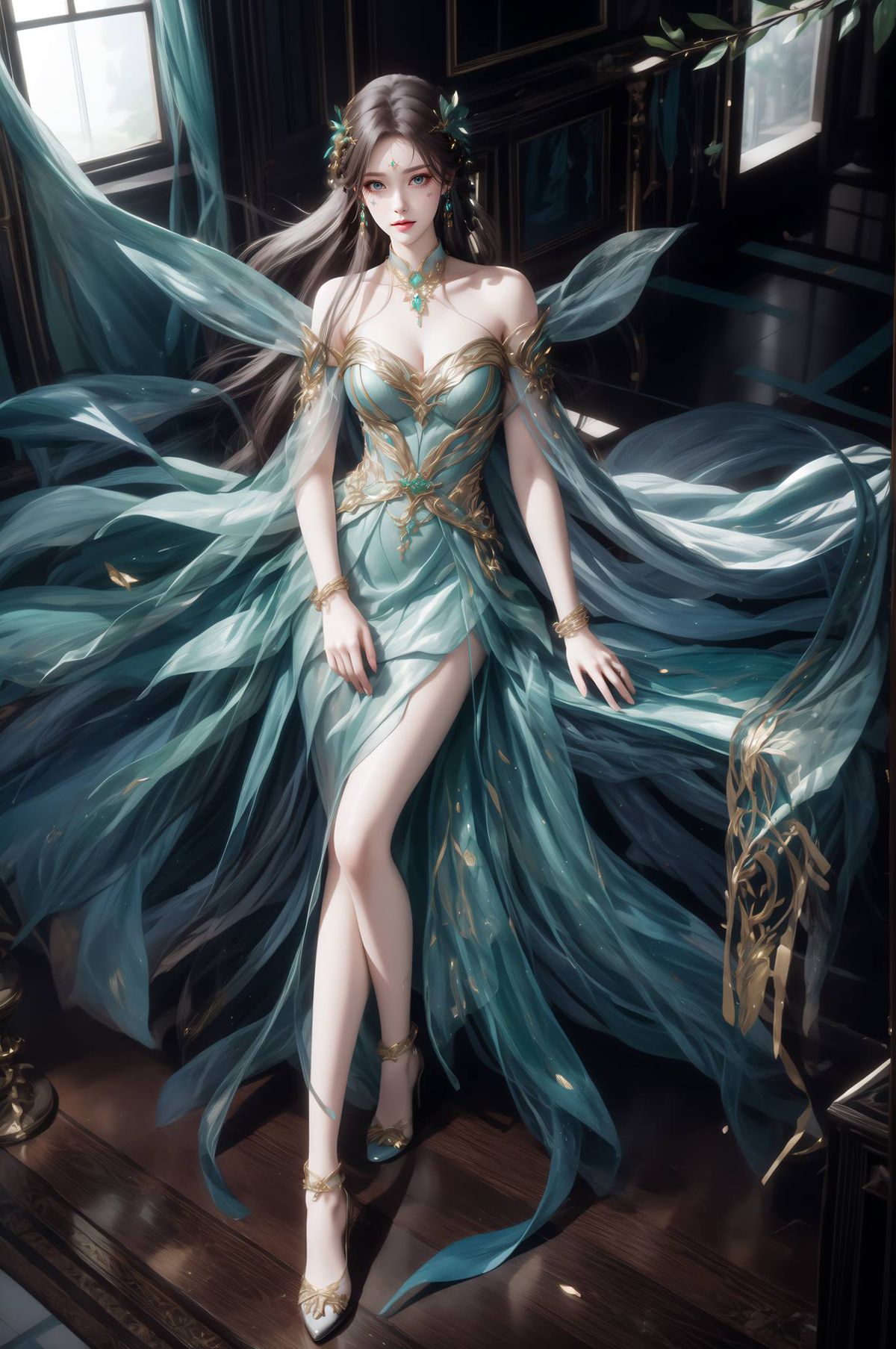 图片[2]-精选AI绘画 550-萧熏儿[60P]-草丛看图