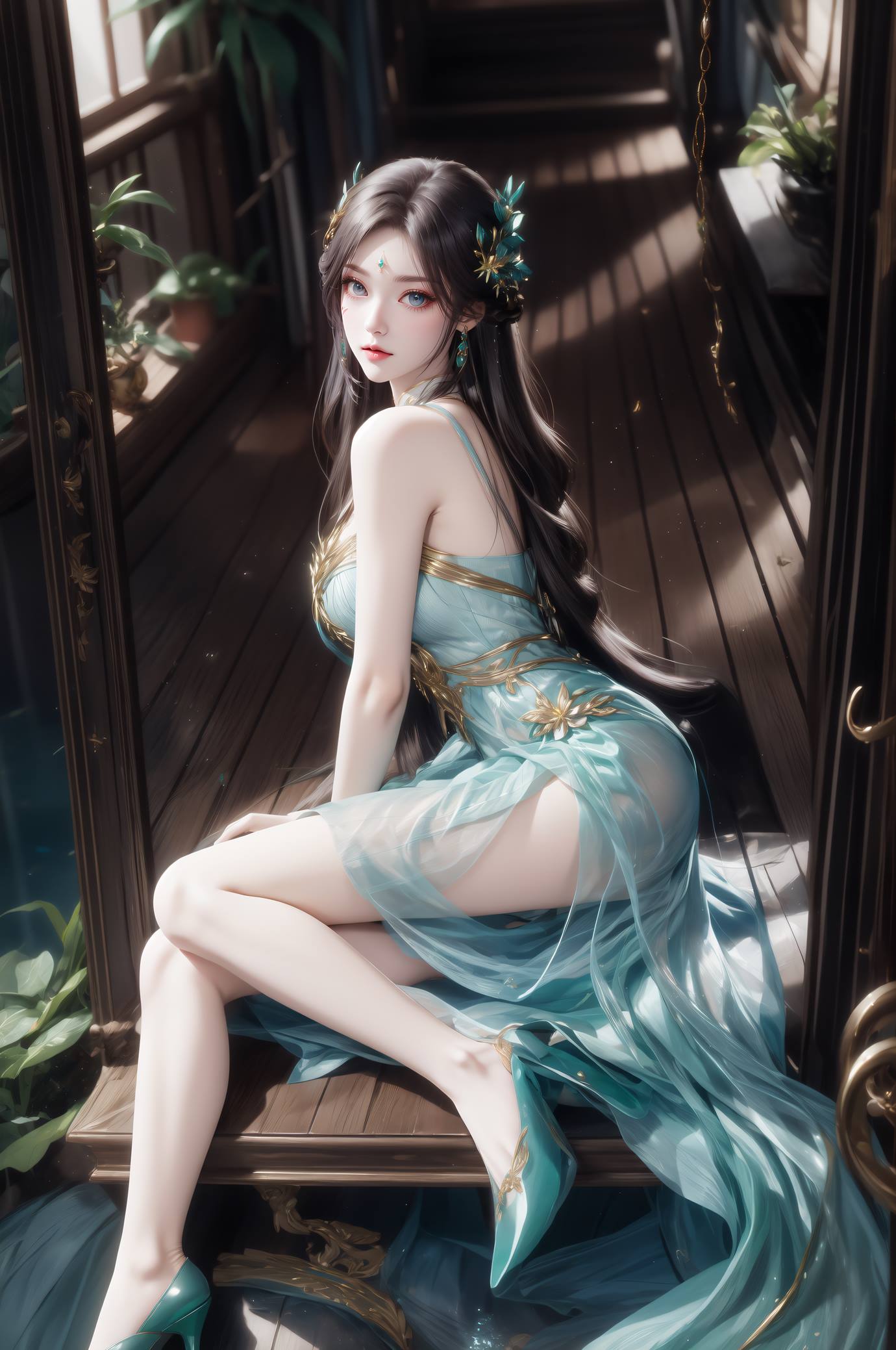 图片[3]-精选AI绘画 550-萧熏儿[60P]-草丛看图