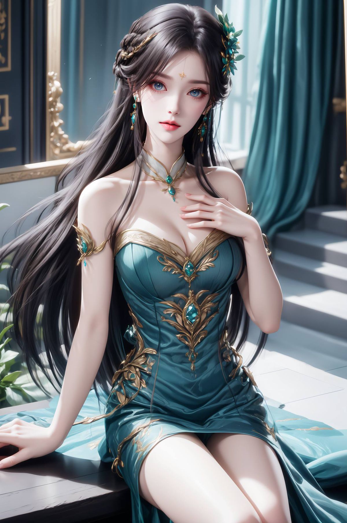 图片[6]-精选AI绘画 550-萧熏儿[60P]-草丛看图