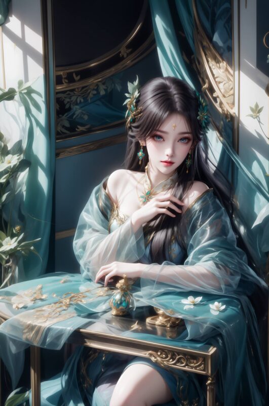 精选AI绘画 550-萧熏儿[60P]-草丛看图