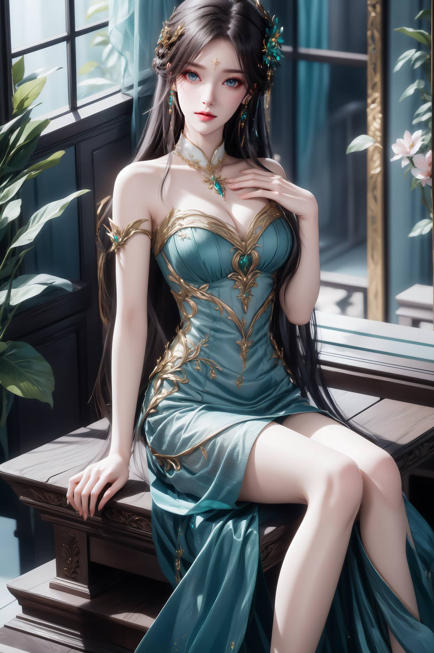 图片[8]-精选AI绘画 550-萧熏儿[60P]-草丛看图