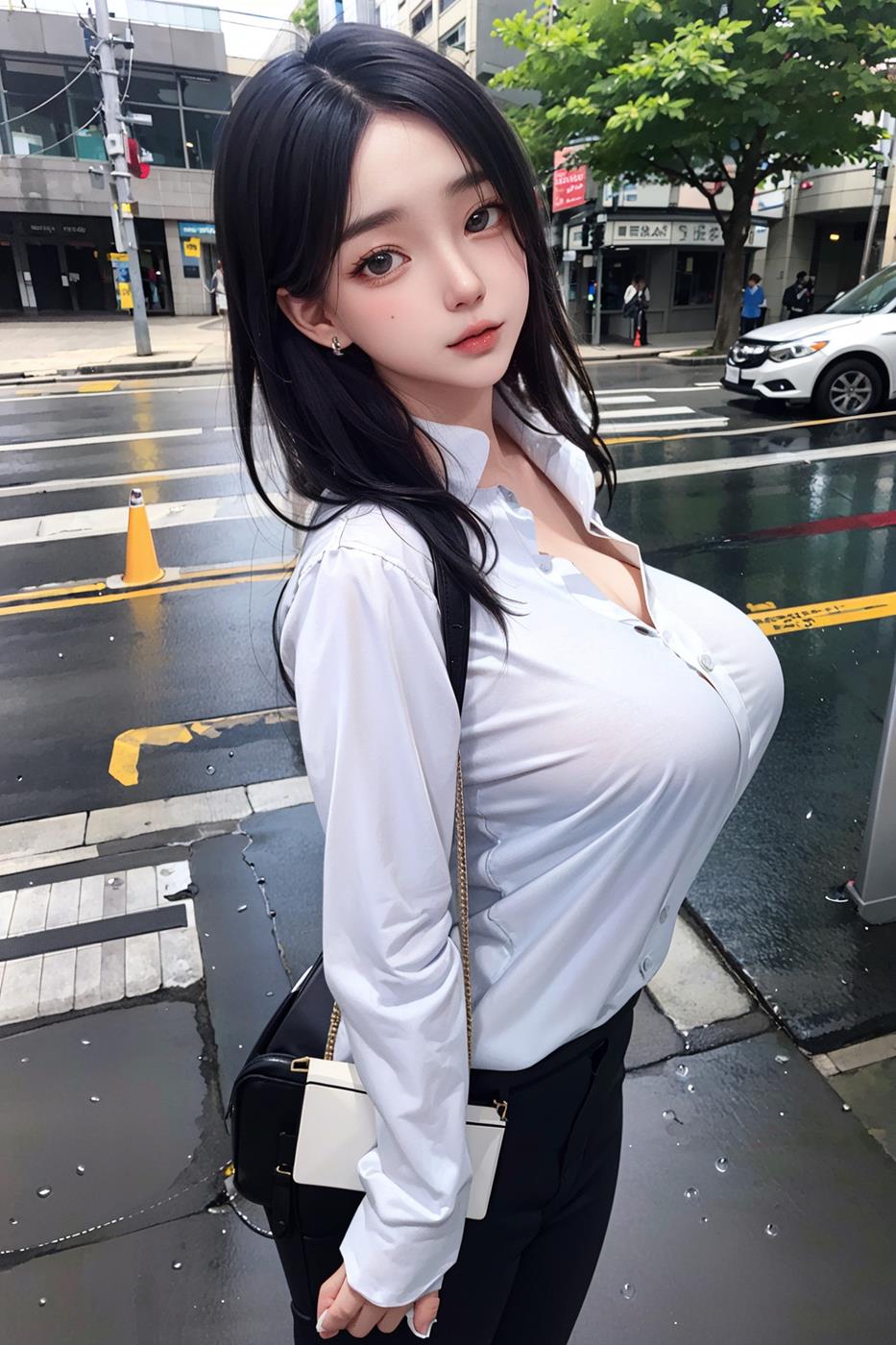 图片[7]-精选[[AI绘画] 051 黑白丝 电车 M腿 大摆诱姿[41P]-草丛看图