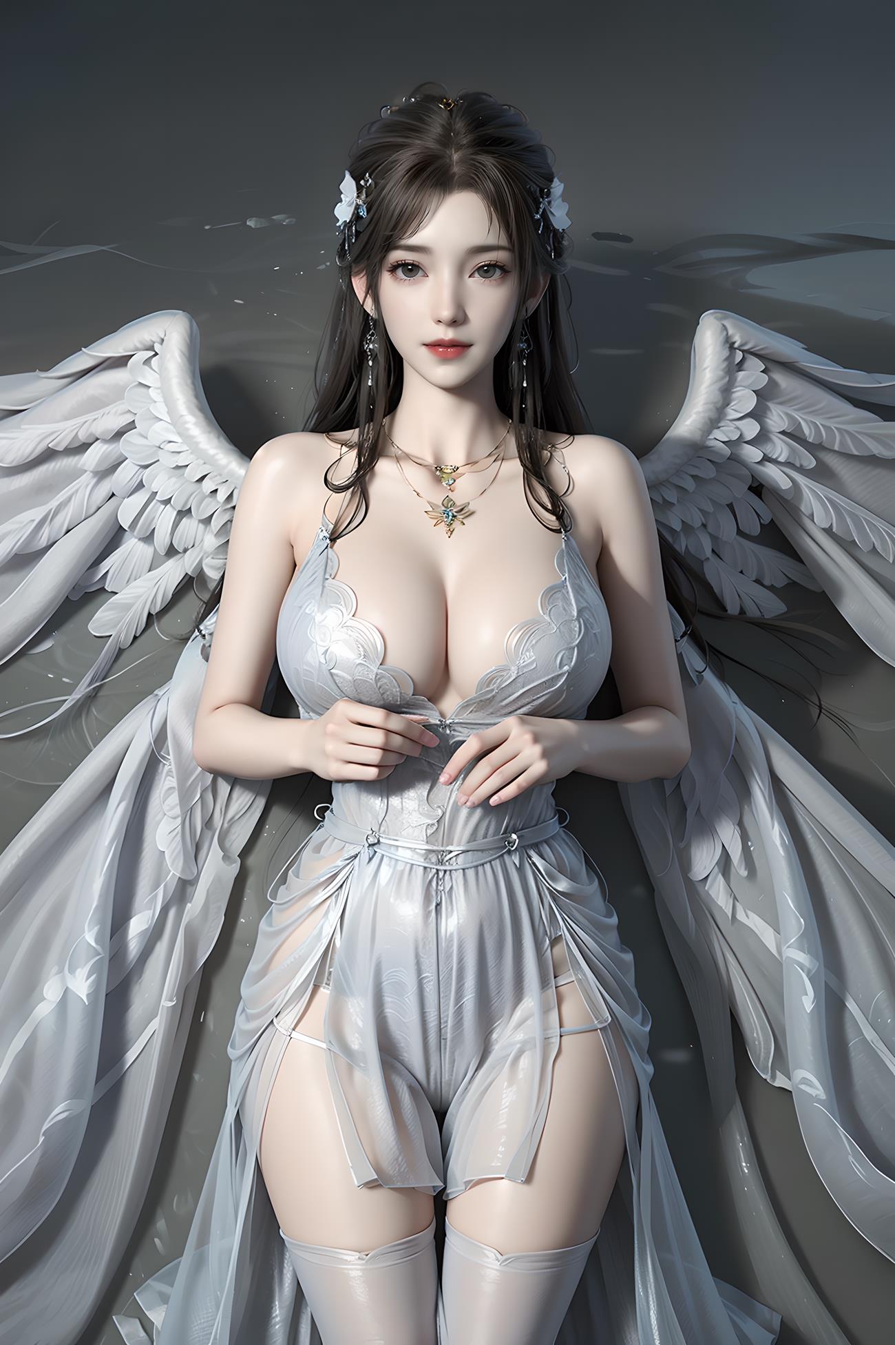 图片[6]-精选AI绘画 413 清漪翅膀灵若[90P]-草丛看图