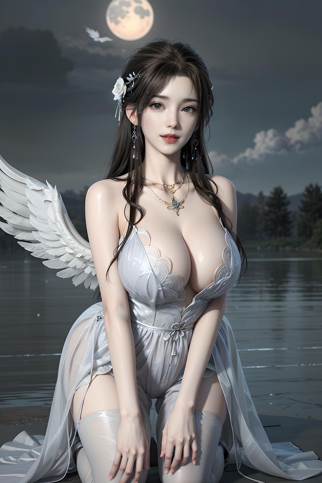 图片[8]-精选AI绘画 413 清漪翅膀灵若[90P]-草丛看图