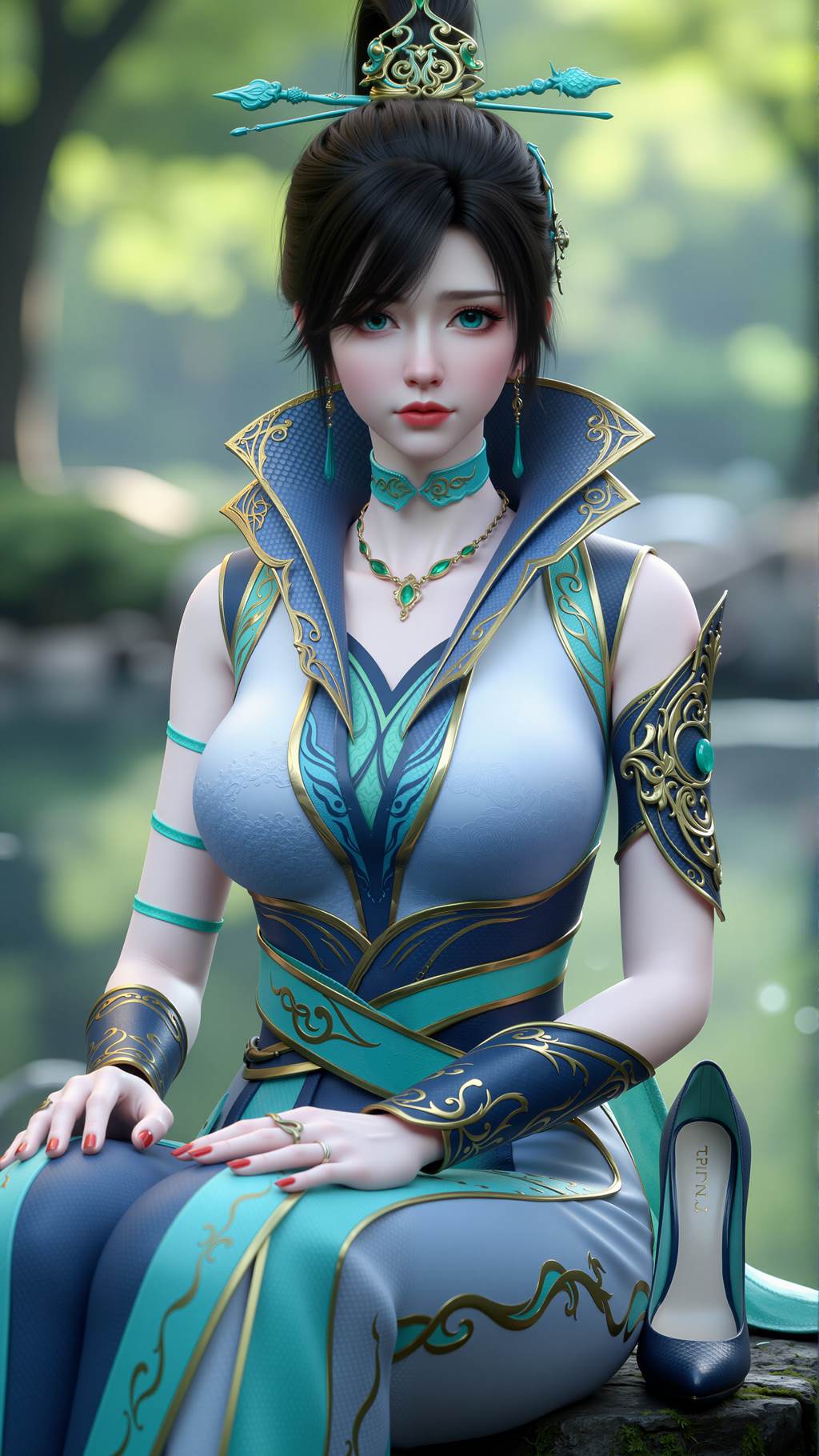 图片[3]-精选AI绘画 785 斗破-青鳞[12P]-草丛看图