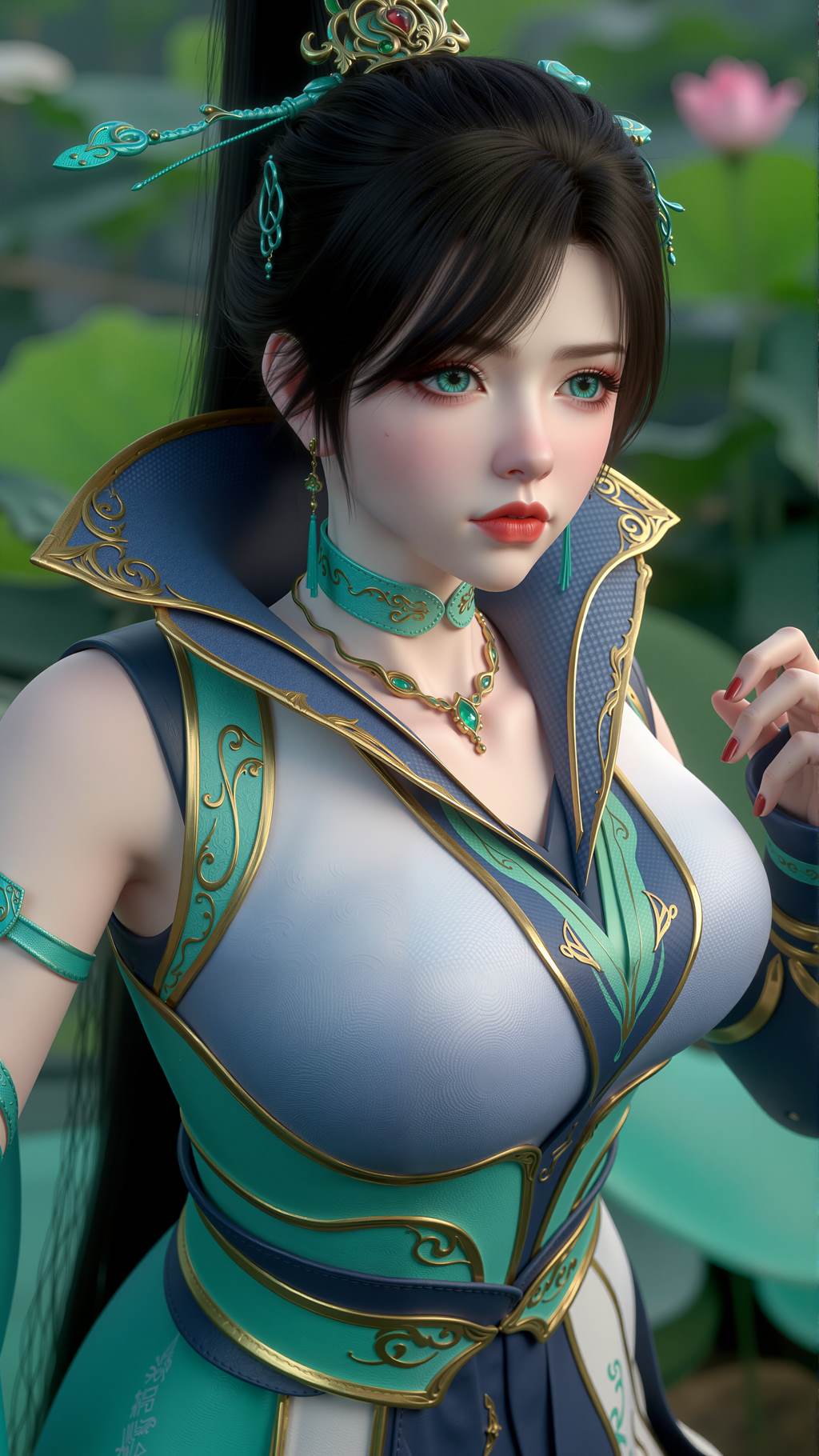 图片[4]-精选AI绘画 785 斗破-青鳞[12P]-草丛看图