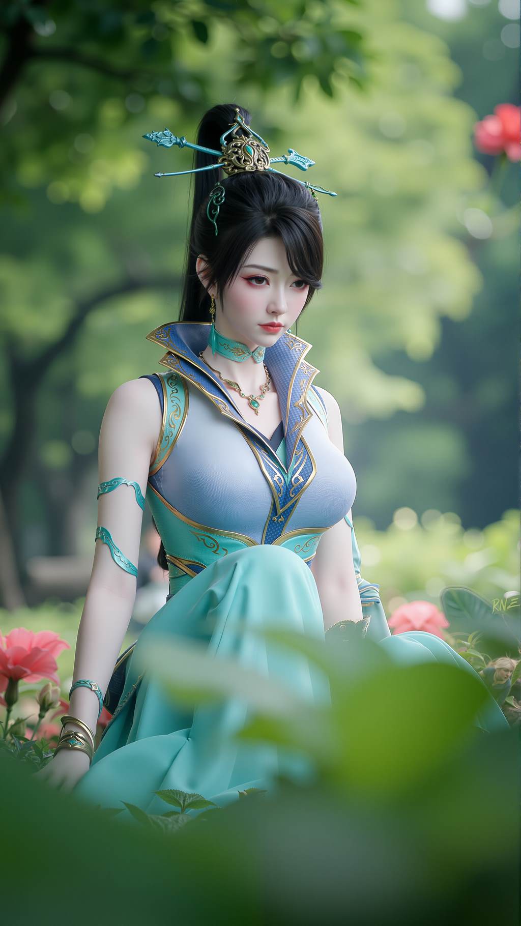 图片[6]-精选AI绘画 785 斗破-青鳞[12P]-草丛看图