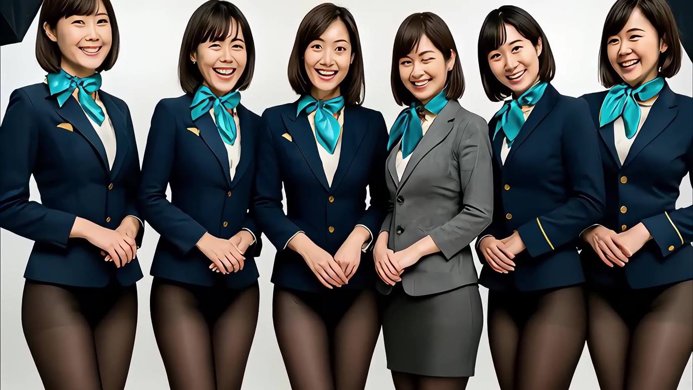 图片[6]-精选AI Video 052 Flight Attendant, Intern, Teacher _ Nurse_ April Photoshoot Collection[20P]-草丛看图