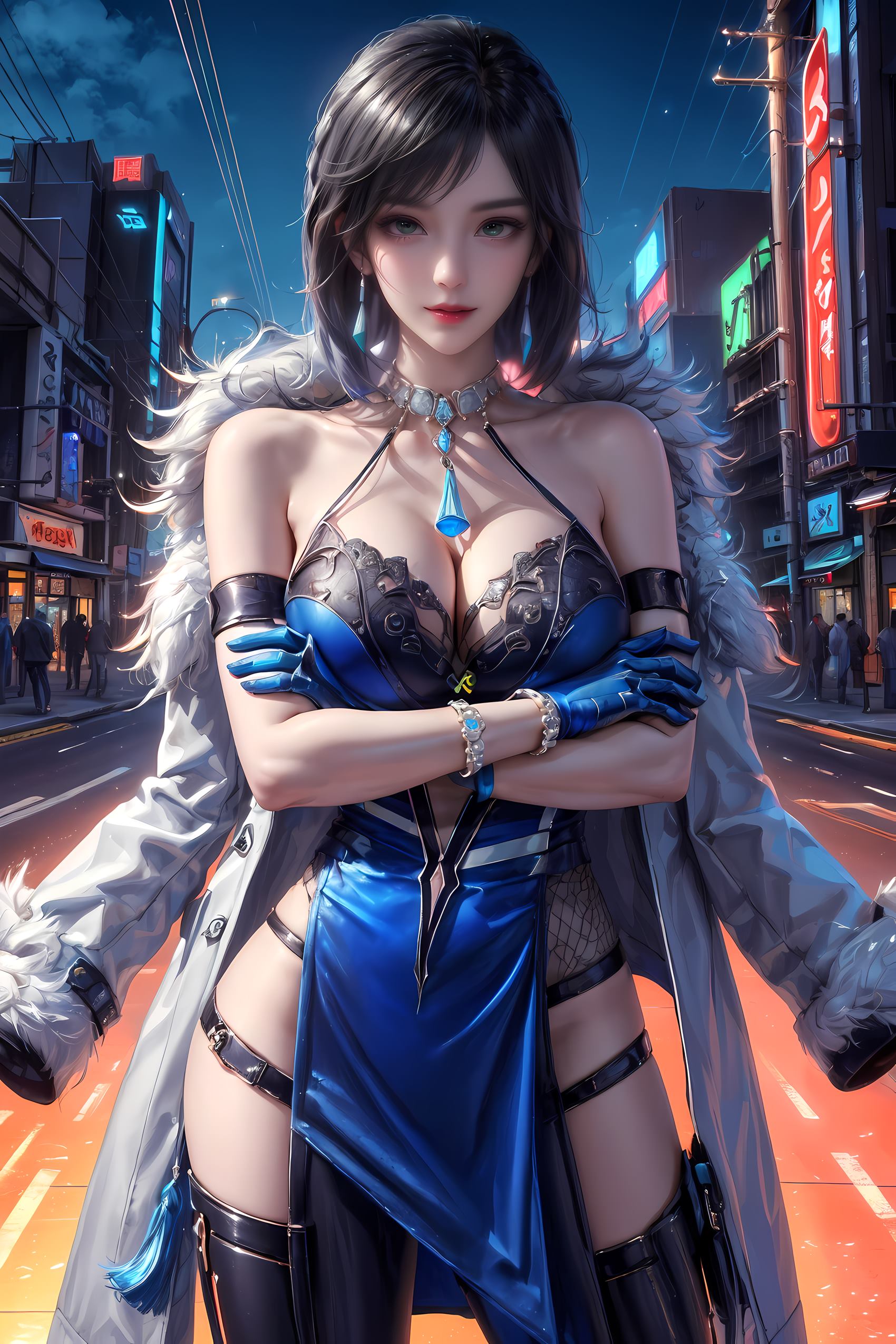 图片[2]-精选AI绘画 203 夜兰[18P]-草丛看图