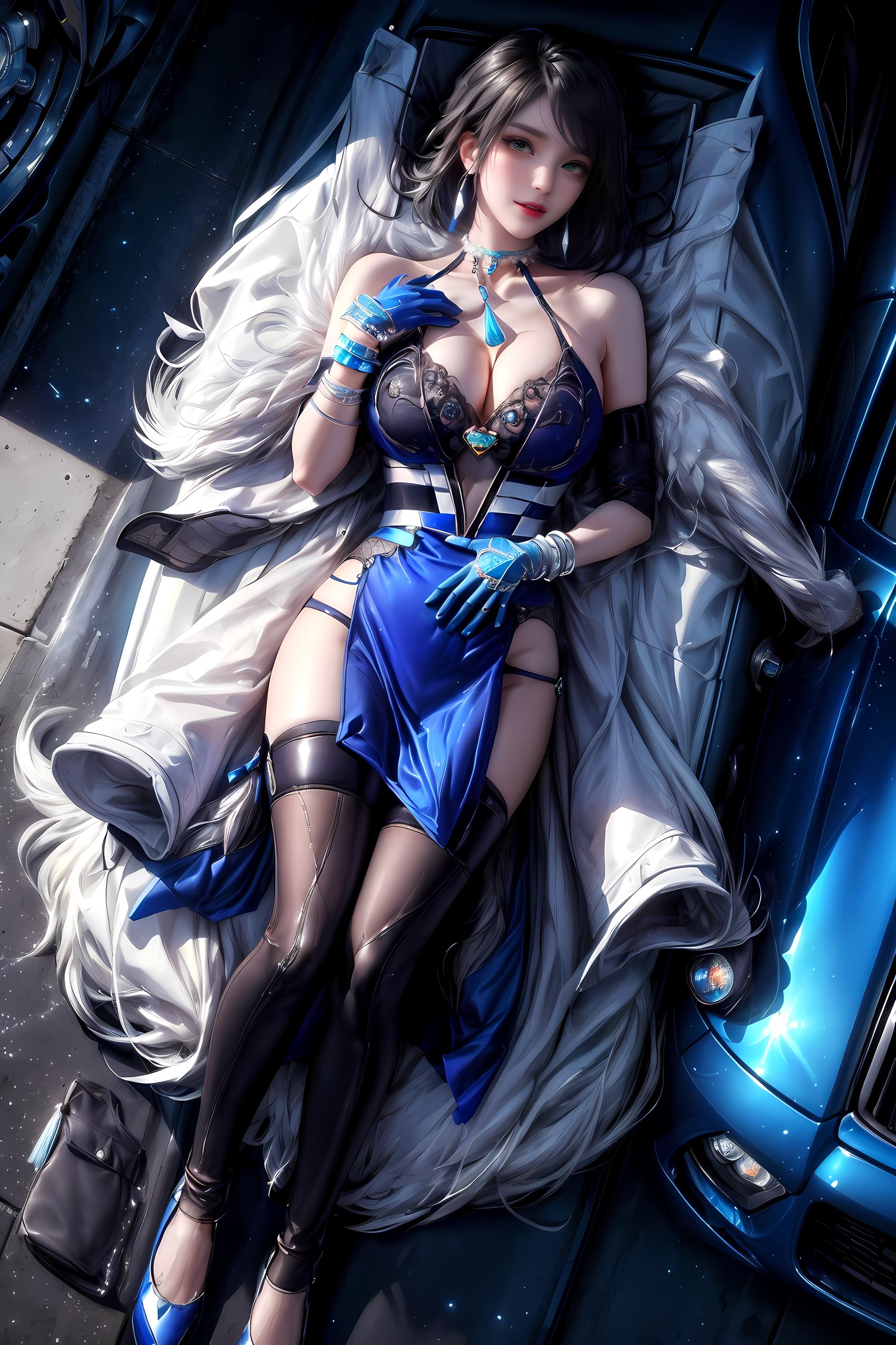 图片[4]-精选AI绘画 203 夜兰[18P]-草丛看图