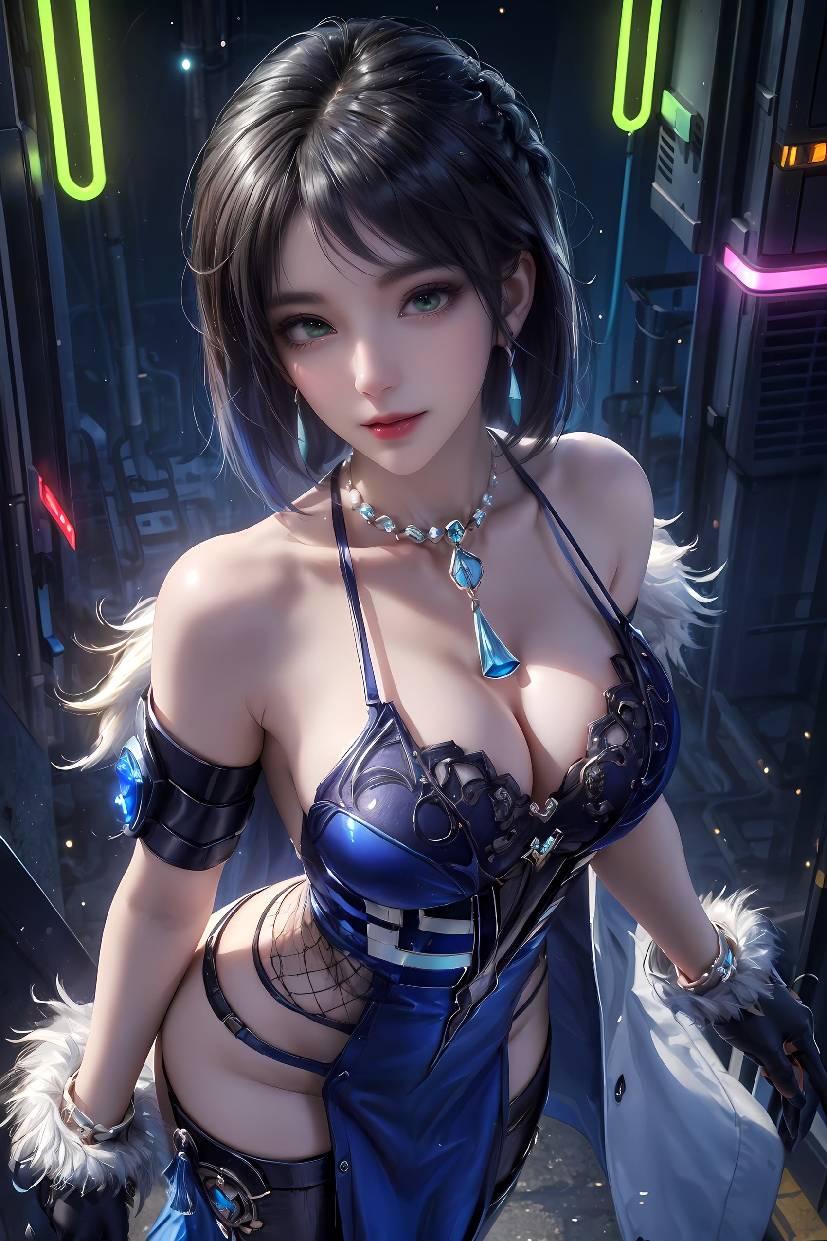 图片[8]-精选AI绘画 203 夜兰[18P]-草丛看图