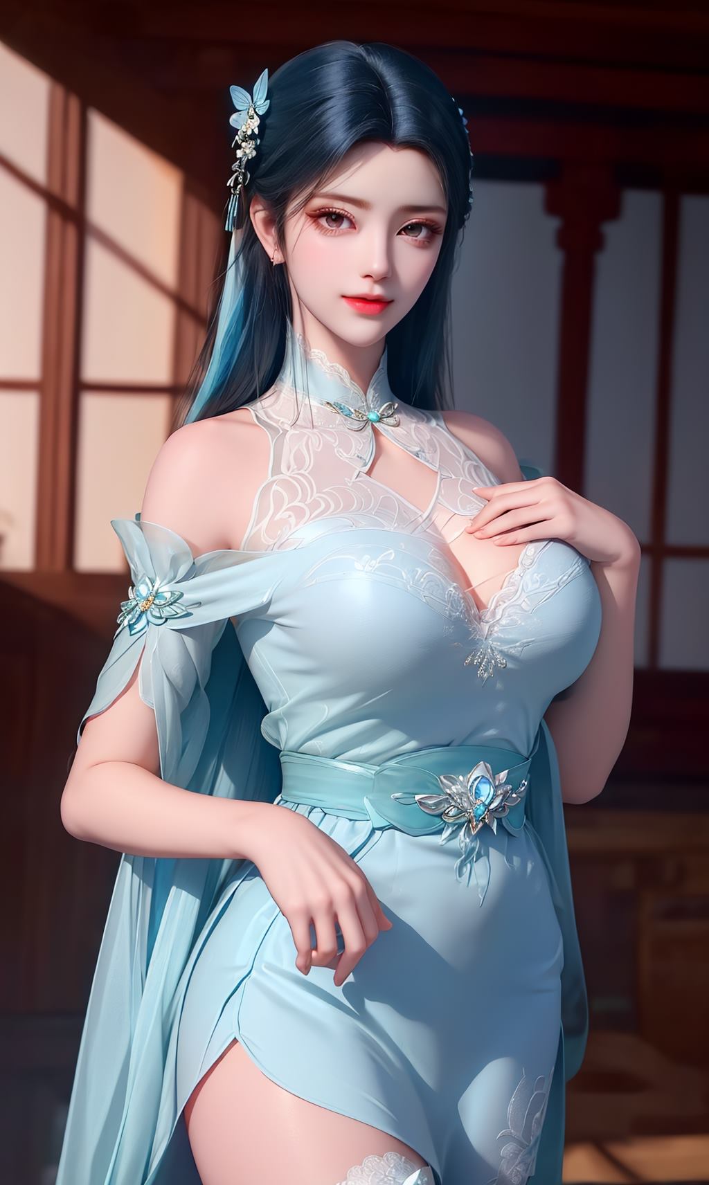 图片[3]-精选AI绘画 204 斗破苍穹-萧薰儿唯美[106P]-草丛看图