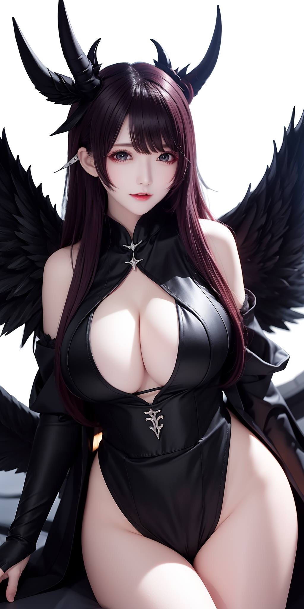 图片[7]-精选AI绘画 088 恶魔少女连体皮衣[80P]-草丛看图