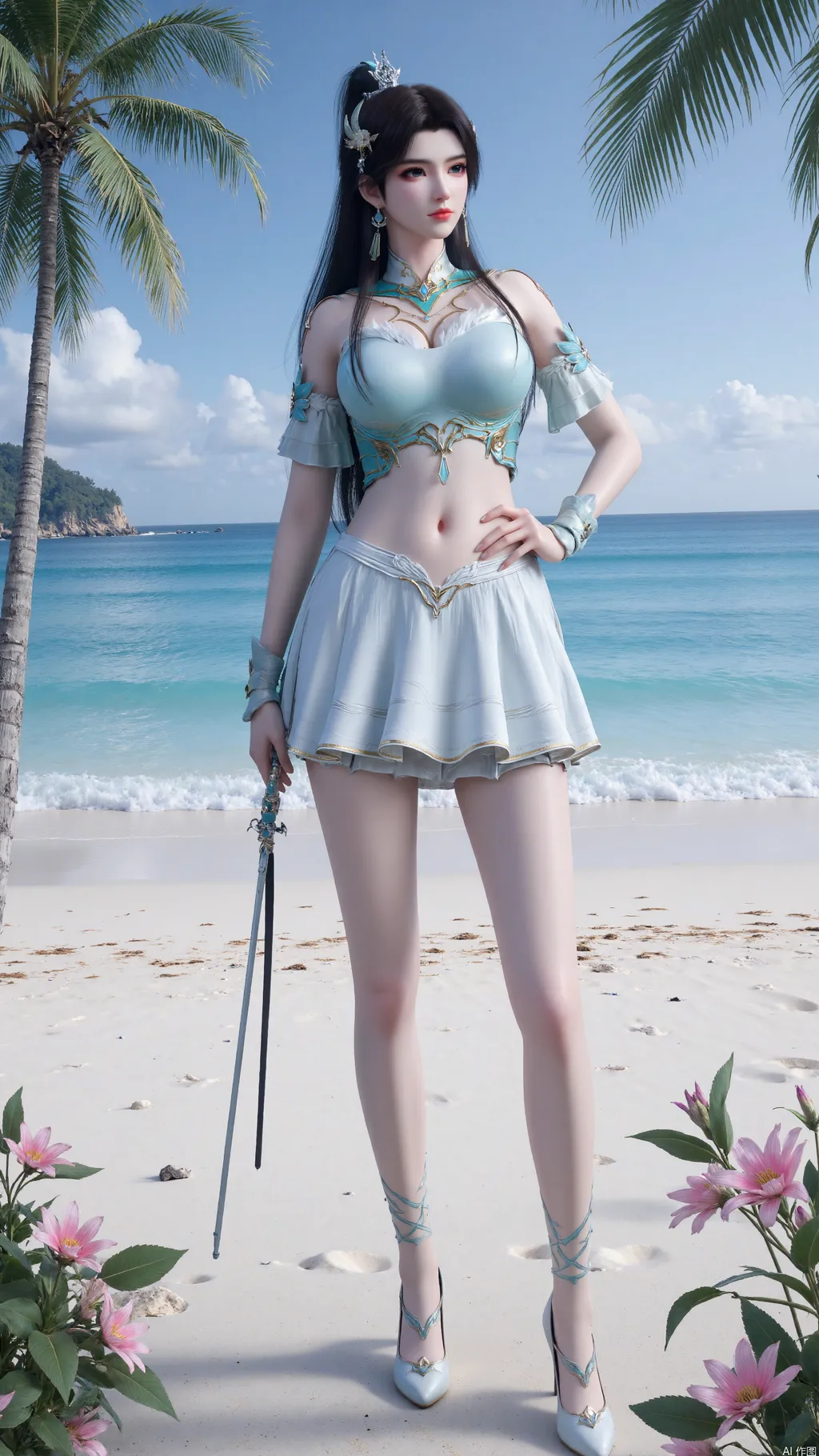 图片[2]-精选AI绘画 888 斗破苍穹-萧薰儿[76P]-草丛看图